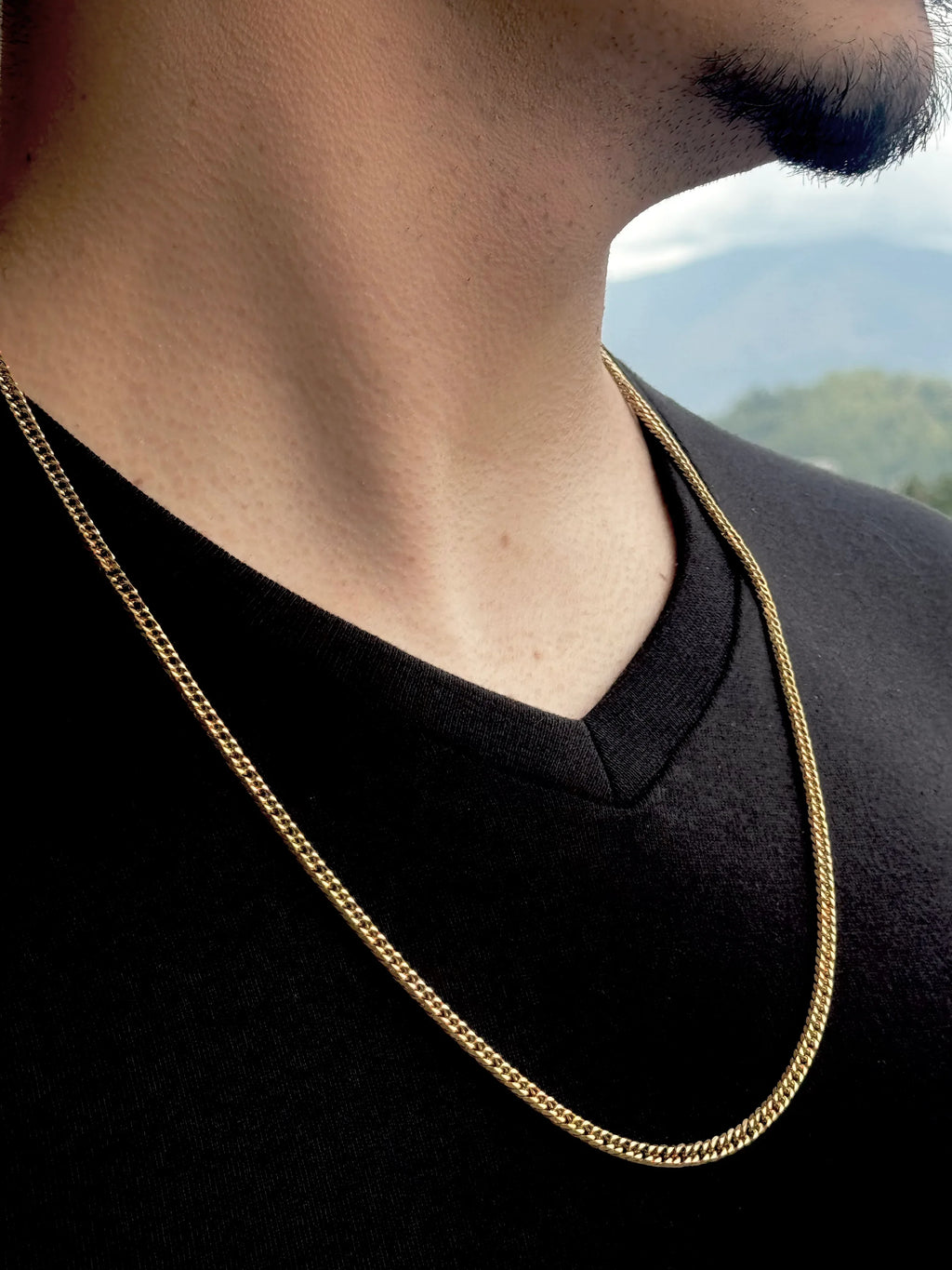 Cadena Trono Vikingo Hombre 4mm - Oryos Joyeria