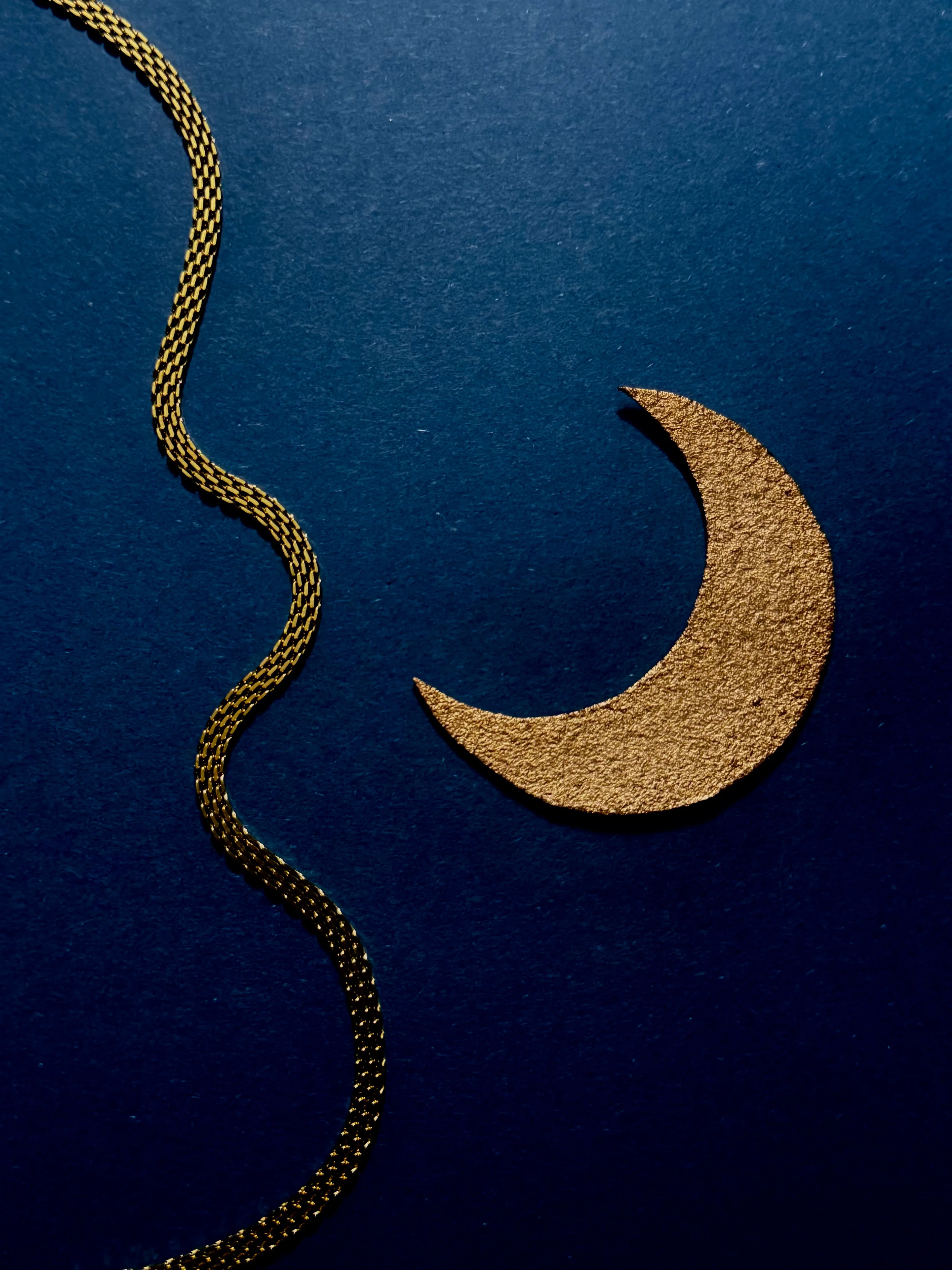 Cadena Luna de Oriente Hombre 4mm - Oryos Joyeria