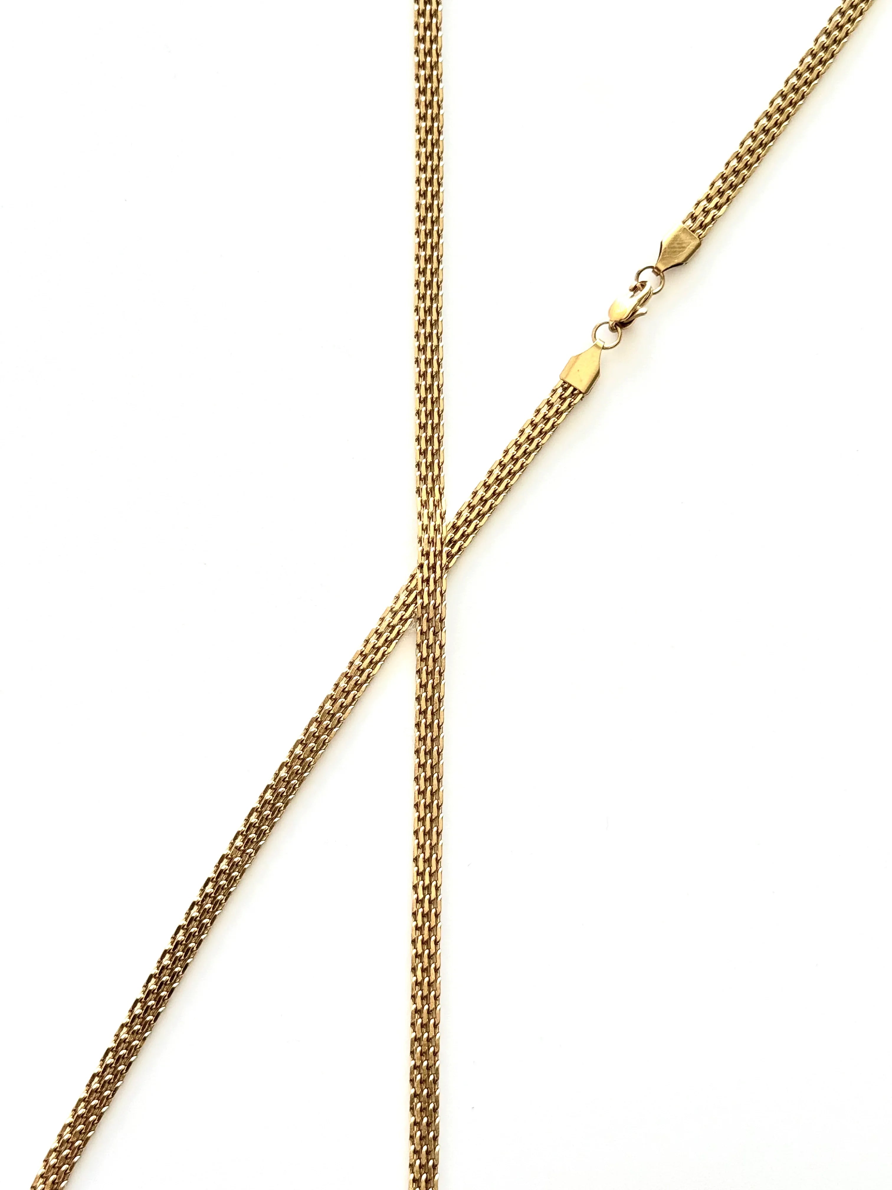 Cadena Luna de Oriente Hombre 4mm - Oryos Joyeria