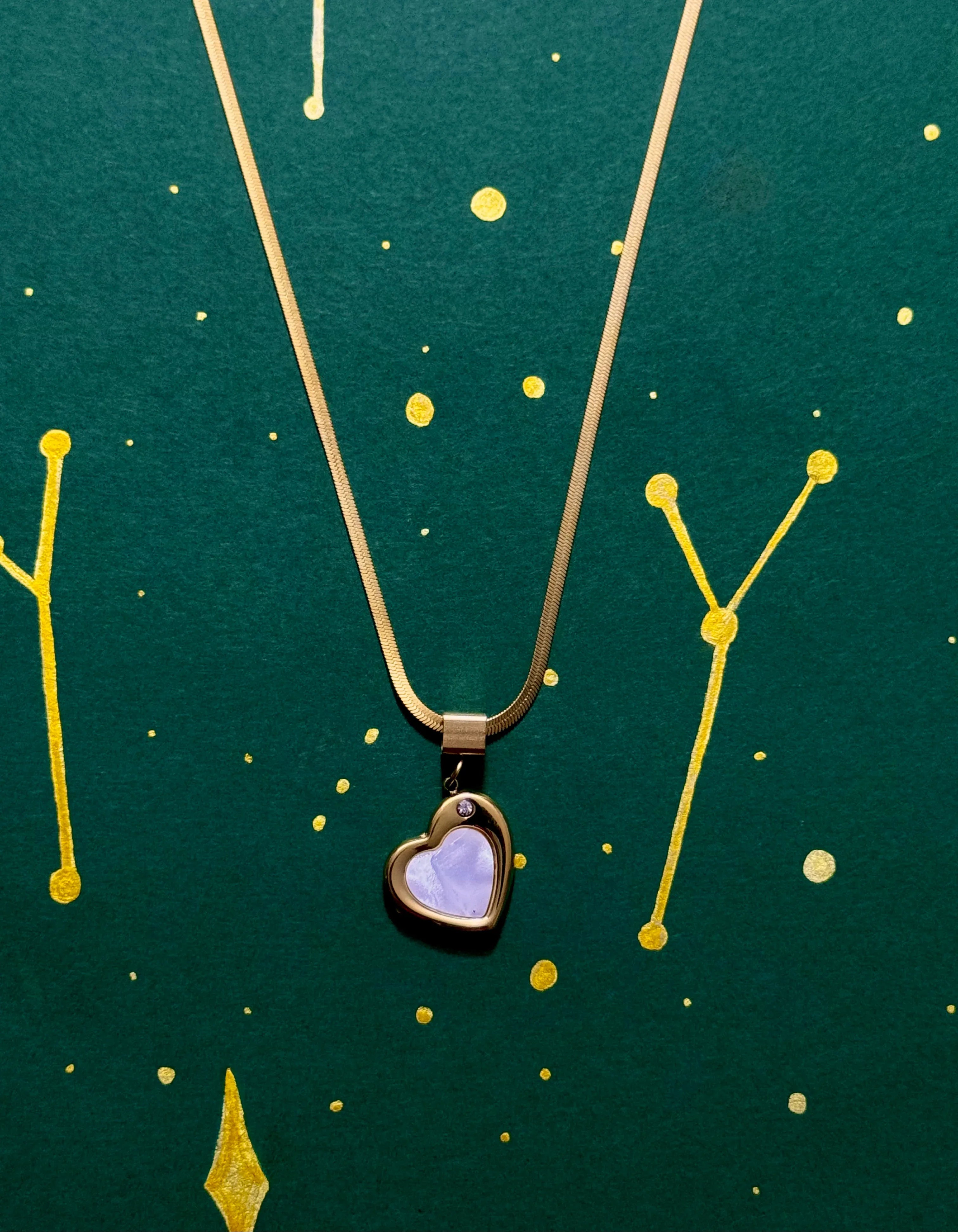 Cadena Corazón Mujer - Oryos Joyeria