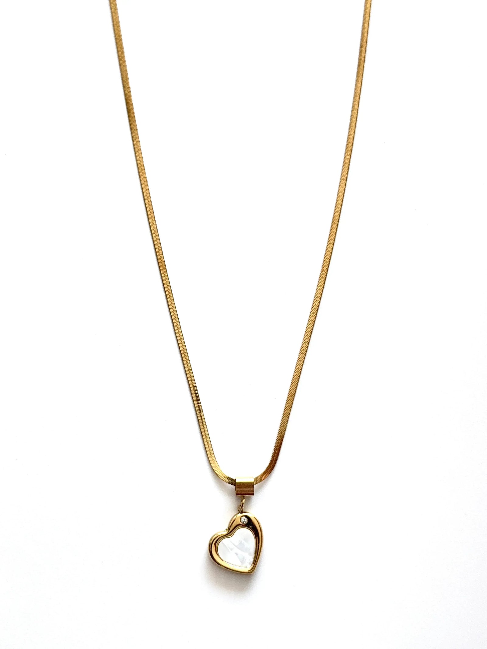 Combo Parejas Cadena Camino de Luz Hombre + Cadena Corazon Blanco Mujer - Oryos Joyeria