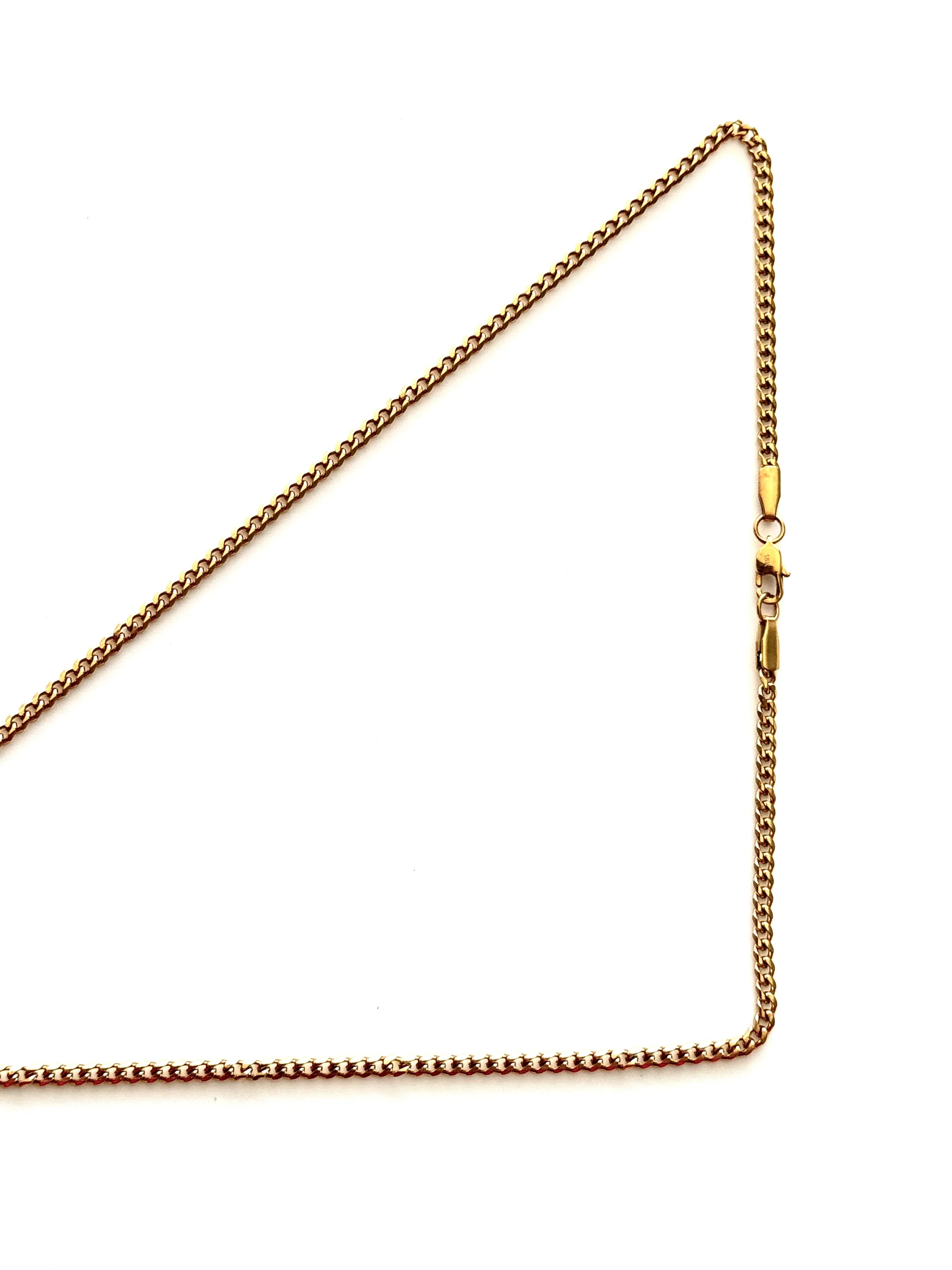 Cadena Ritmo Dorado Mujer 3mm - Oryos Joyeria