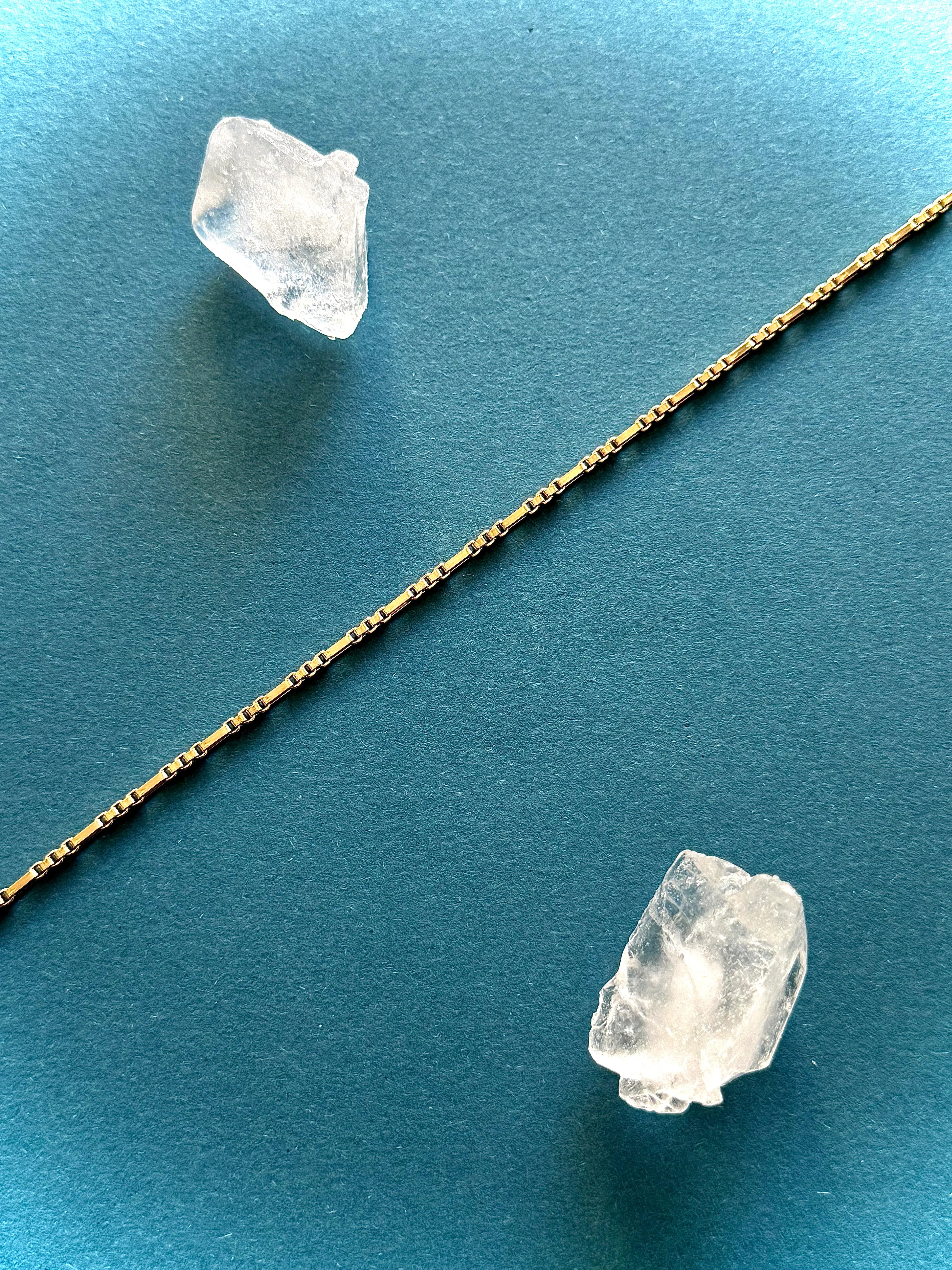 Cadena Prisma Glacial Hombre 3mm - Oryos Joyeria