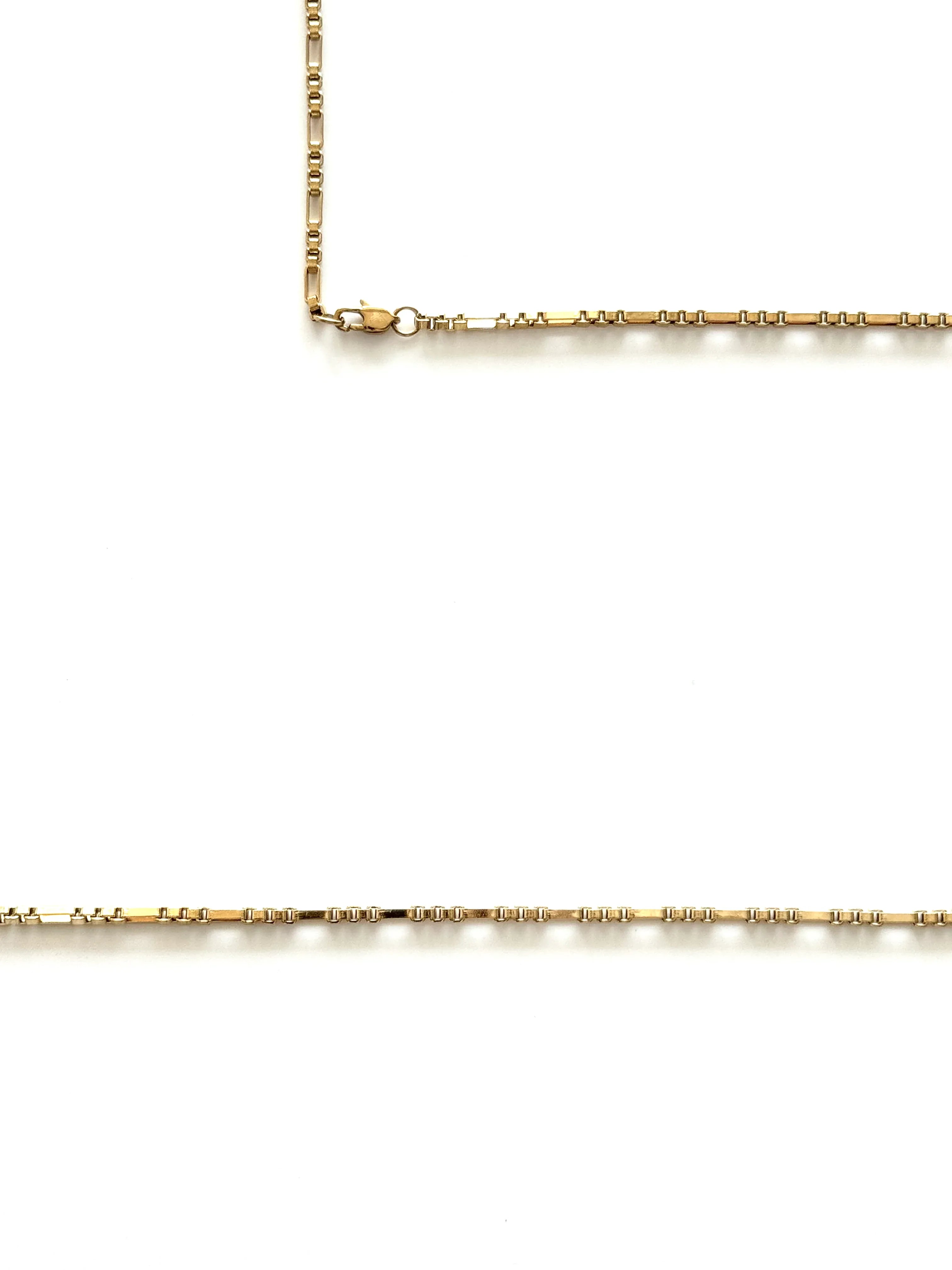 Cadena Prisma Glacial Hombre 3mm - Oryos Joyeria