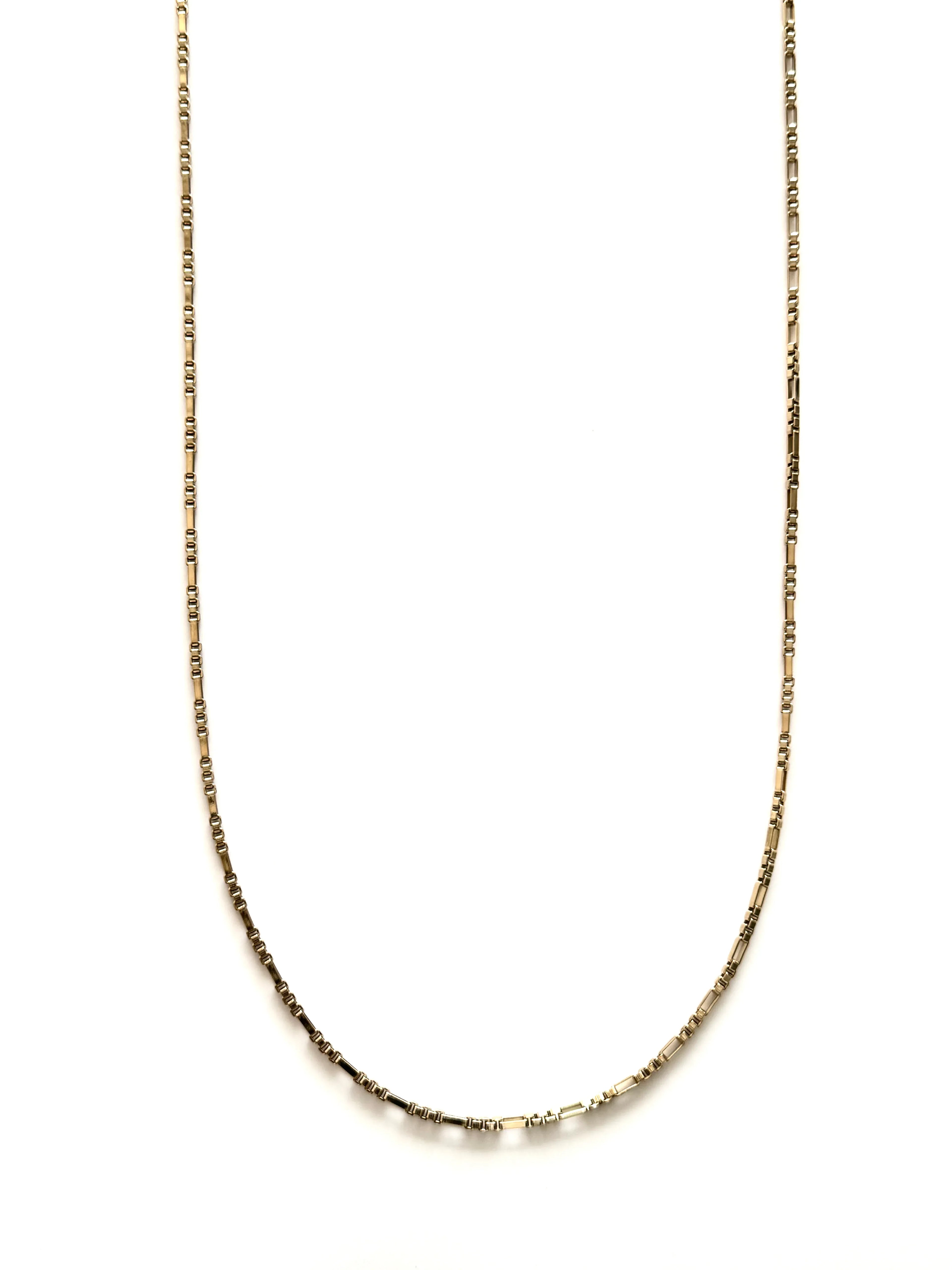 Cadena Prisma Glacial Hombre 3mm - Oryos Joyeria