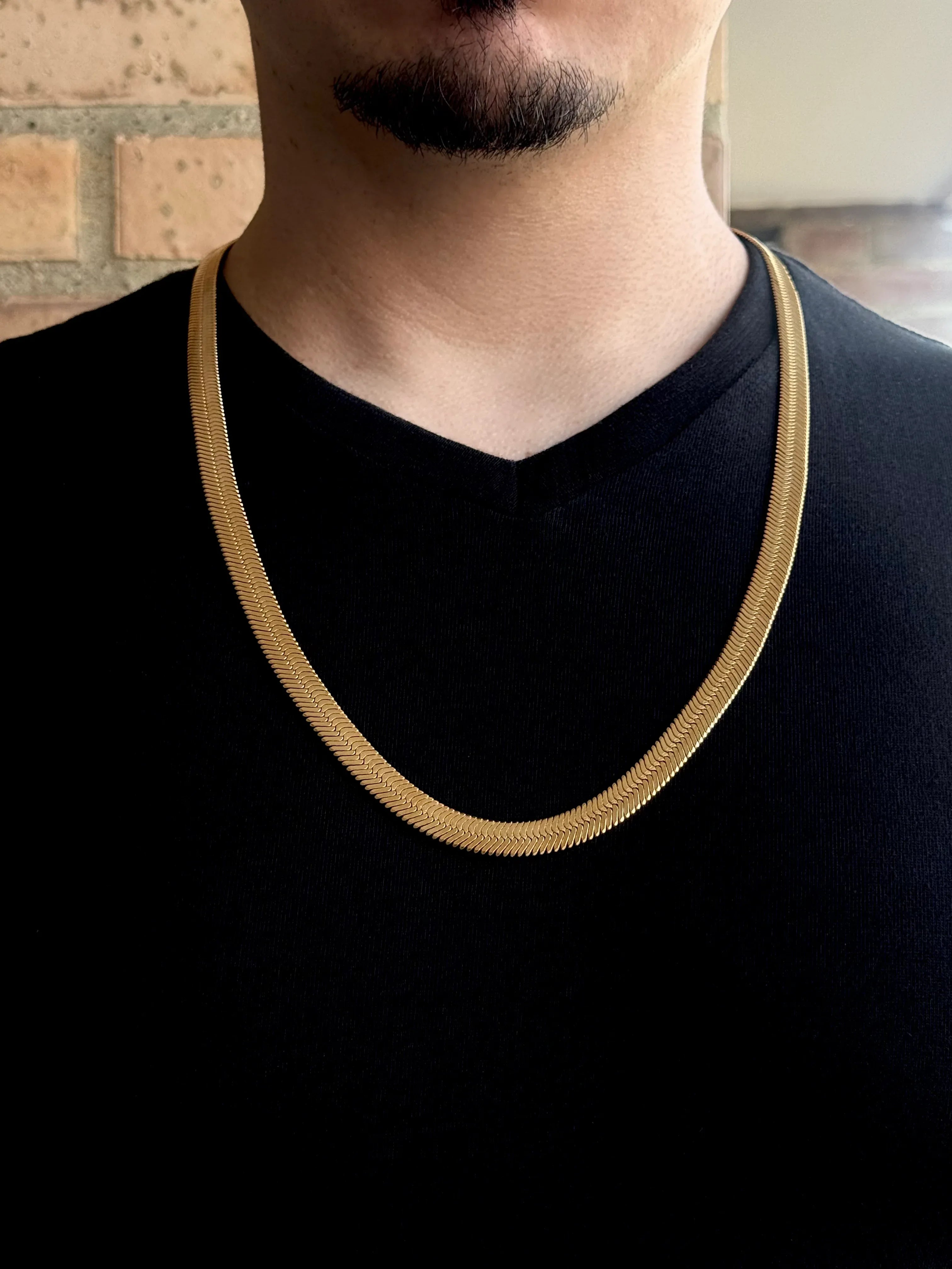 Cadena Luz de Horus Hombre 8mm - Oryos Joyeria