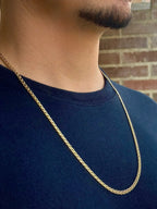 Cadena Abrazo Eterno Hombre 4mm - Oryos Joyeria