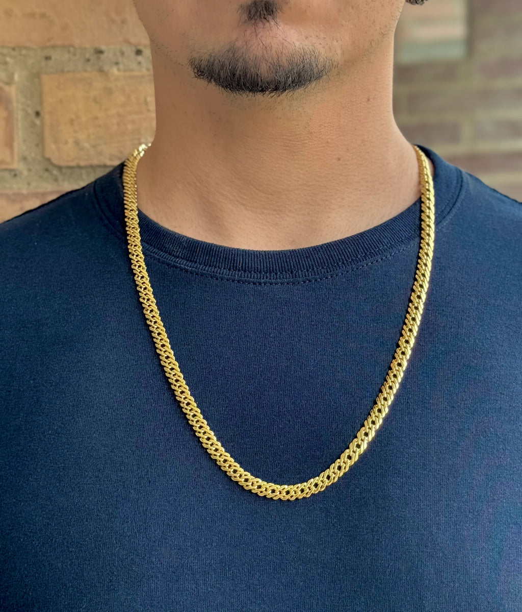 Cadena Abrazo Eterno Hombre 6mm - Oryos Joyeria