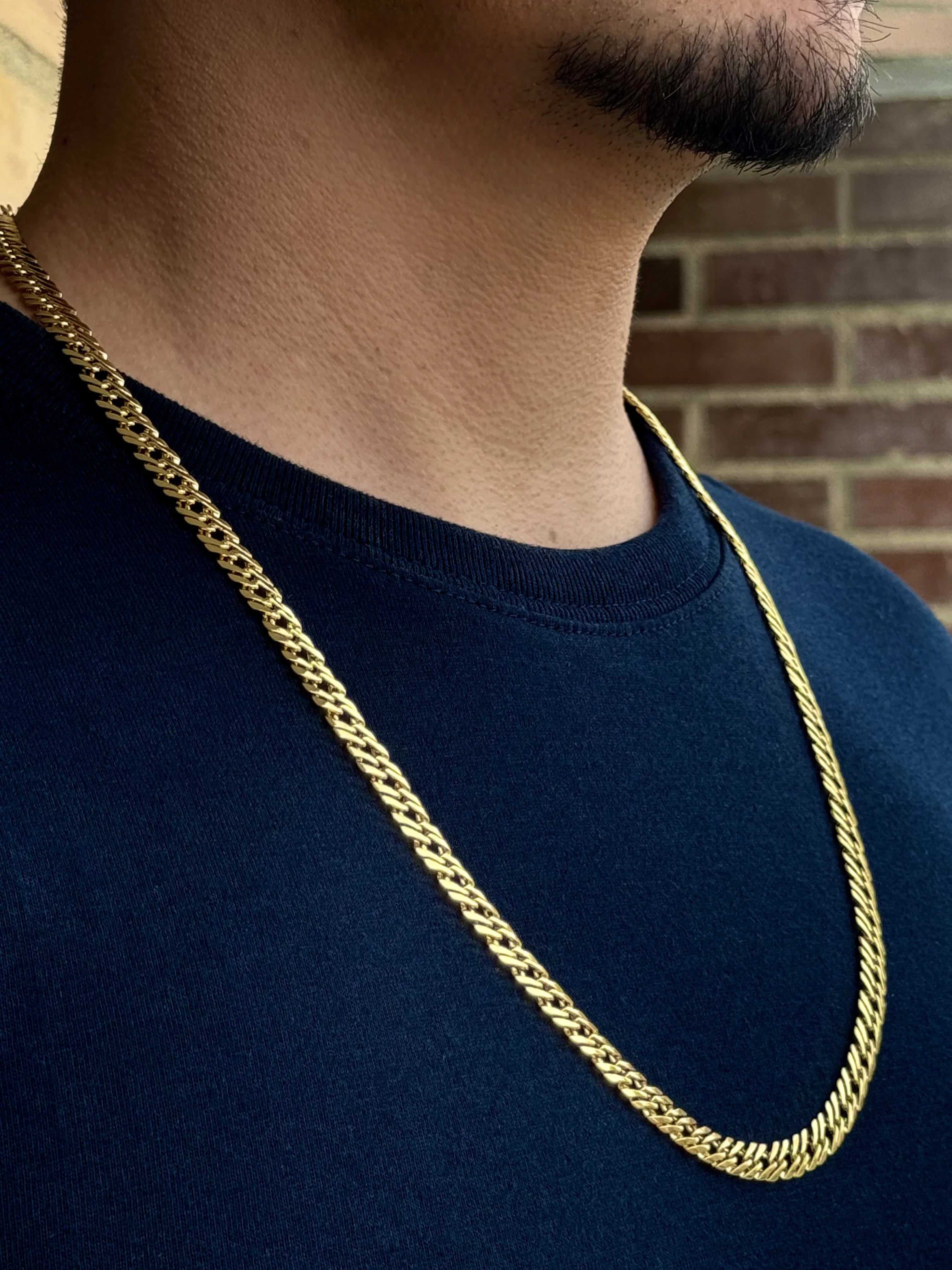 Cadena Abrazo Eterno Hombre 6mm - Oryos Joyeria