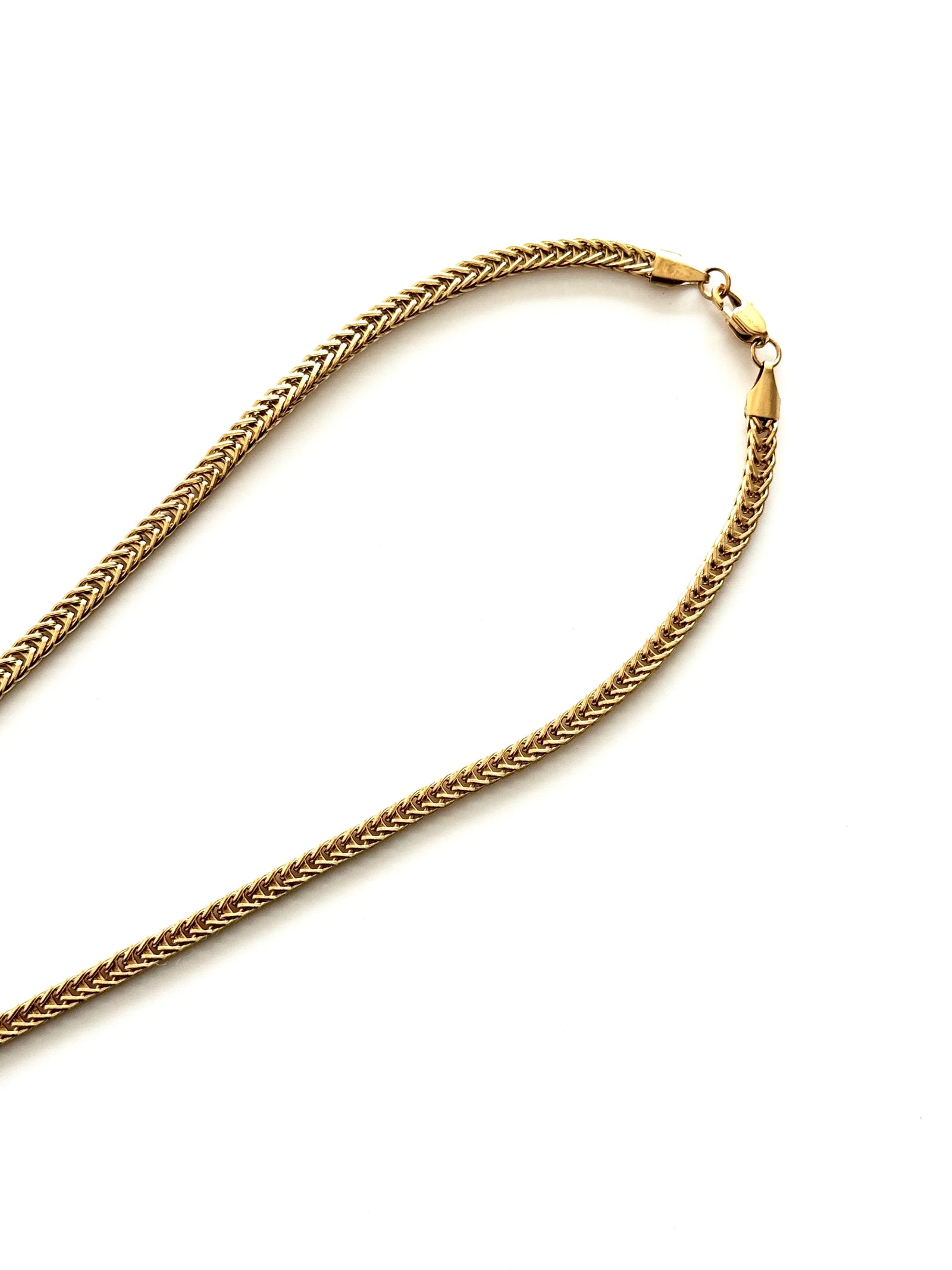 Cadena Escama de Dragón Hombre 4mm - Oryos Joyeria