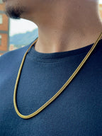 Cadena Escama de Dragón Hombre 4mm - Oryos Joyeria