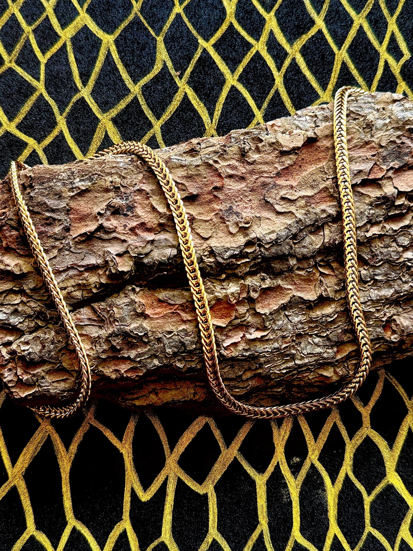 Cadena Escama de Dragón Mujer 4mm - Oryos Joyeria