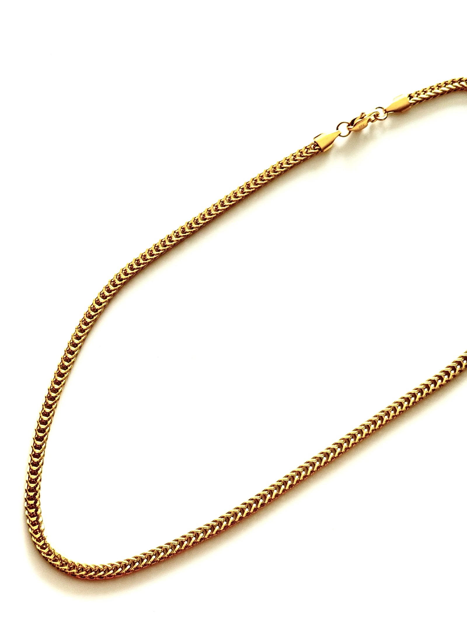 Cadena Escama de Dragón Mujer 4mm - Oryos Joyeria