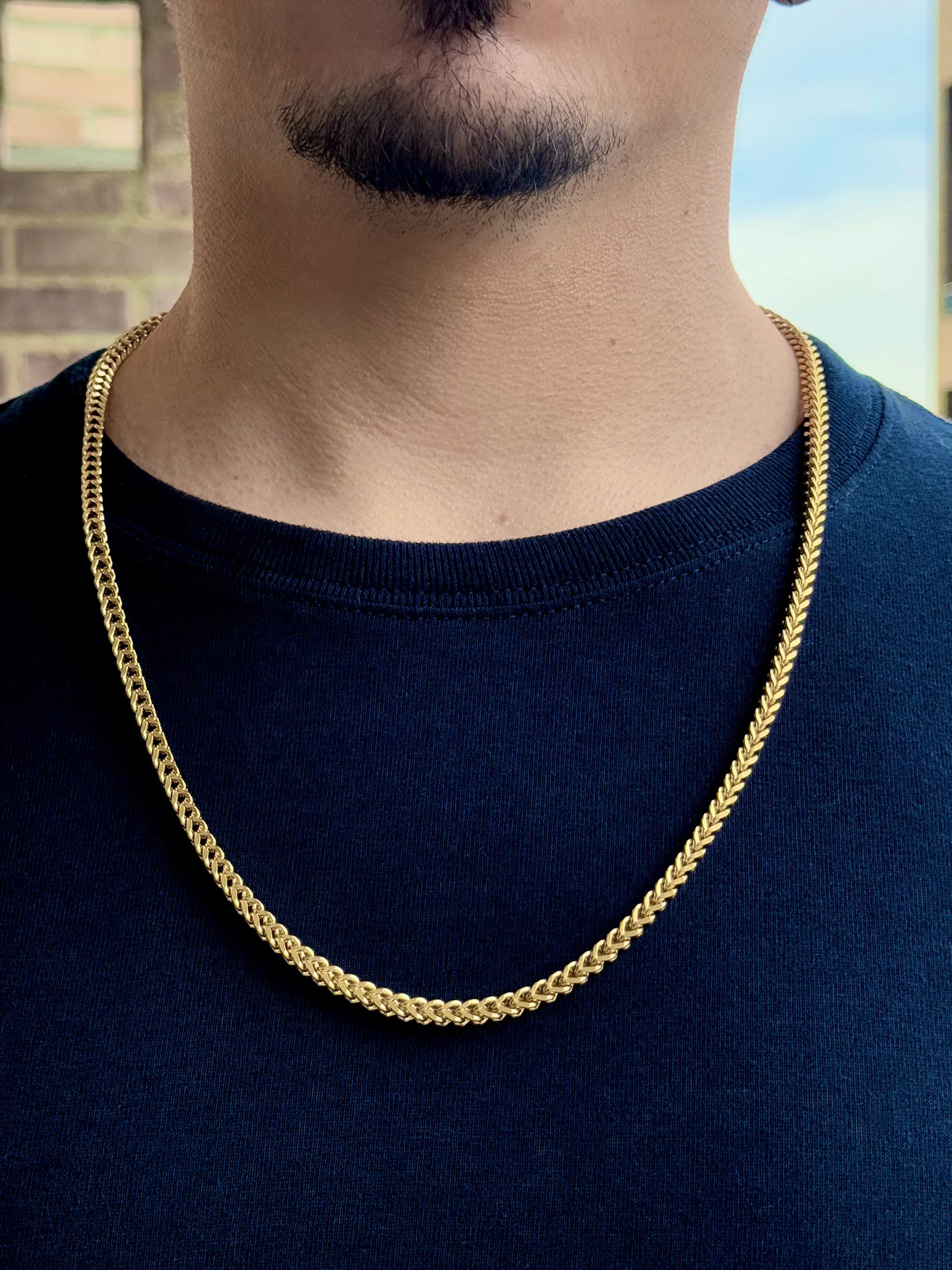 Cadena Muro Imperial Hombre 4mm - Oryos Joyeria