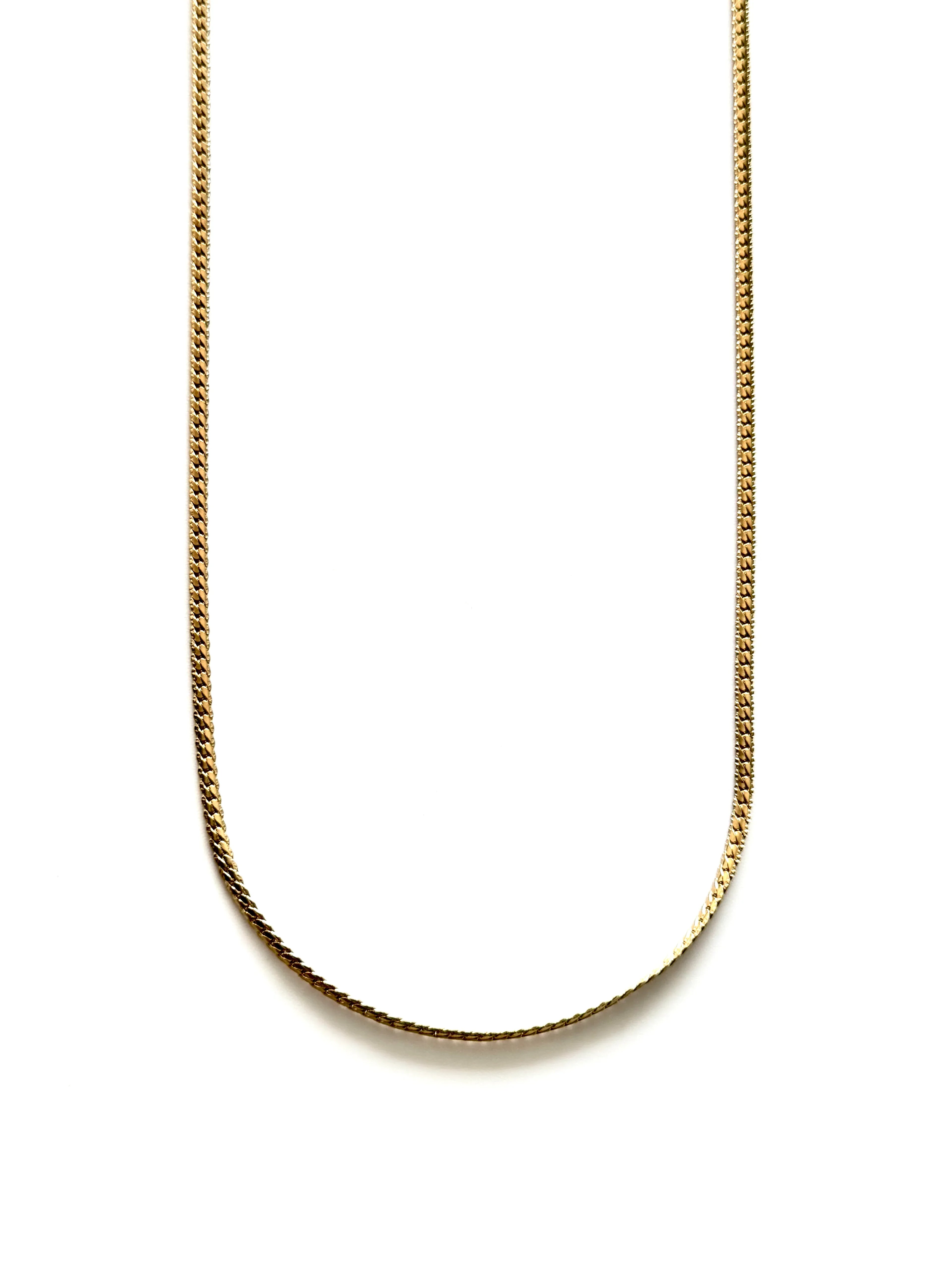 Cadena Runa Dorada Mujer 3mm - Oryos Joyeria