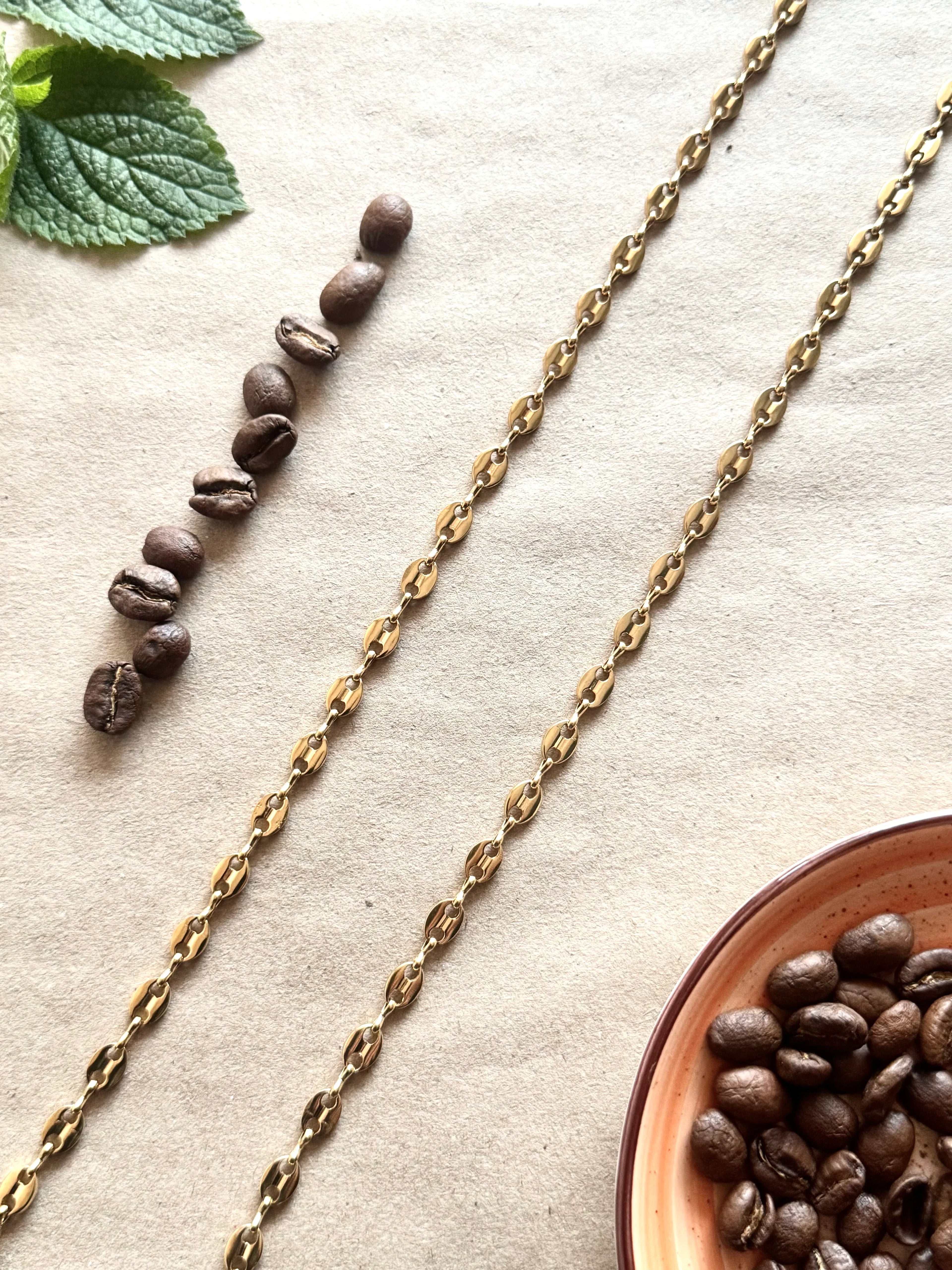 Cadena Semilla Sagrada Hombre 6mm - Oryos Joyeria