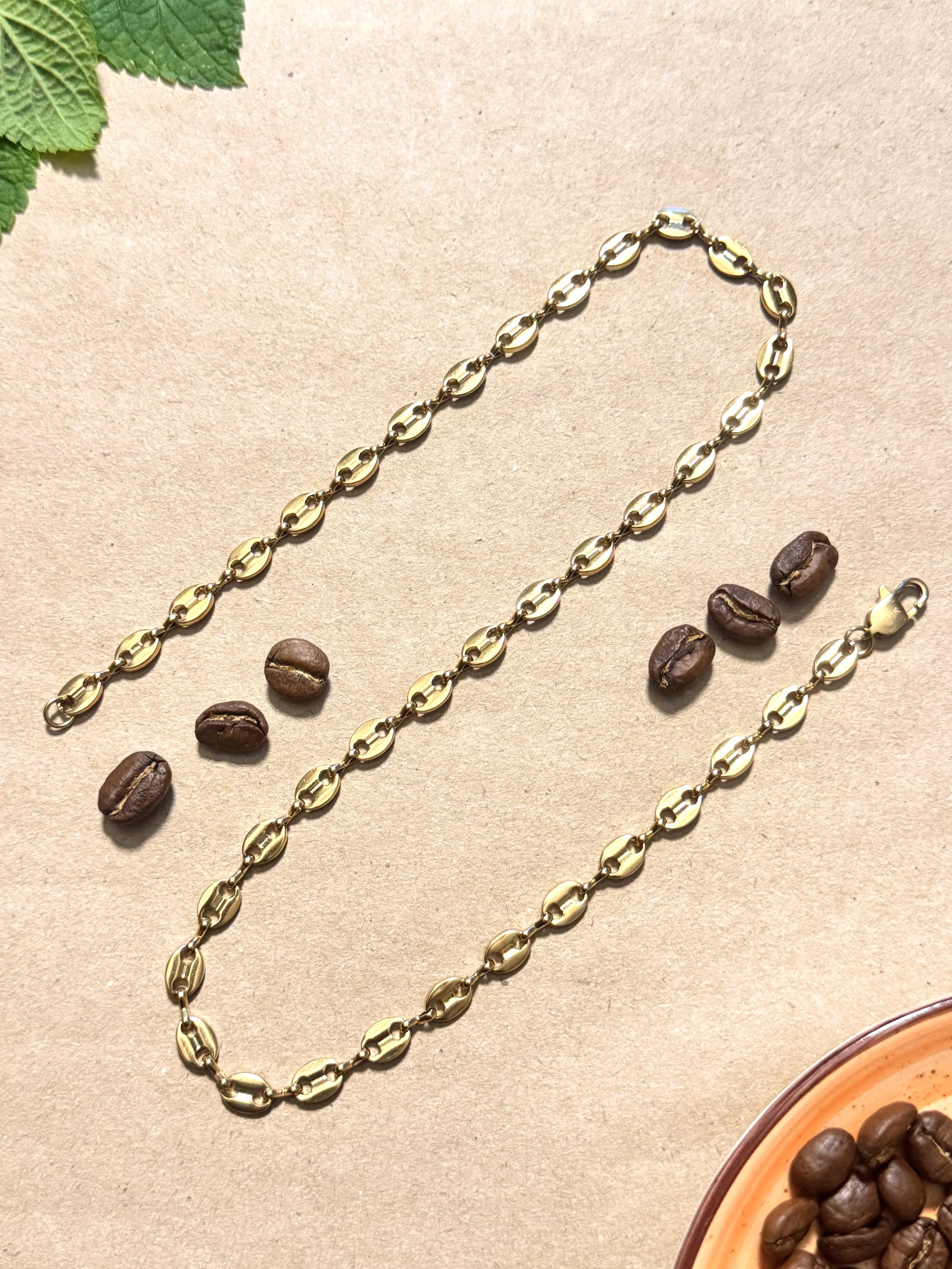 Cadena Semilla Sagrada Mujer 5mm - Oryos Joyeria