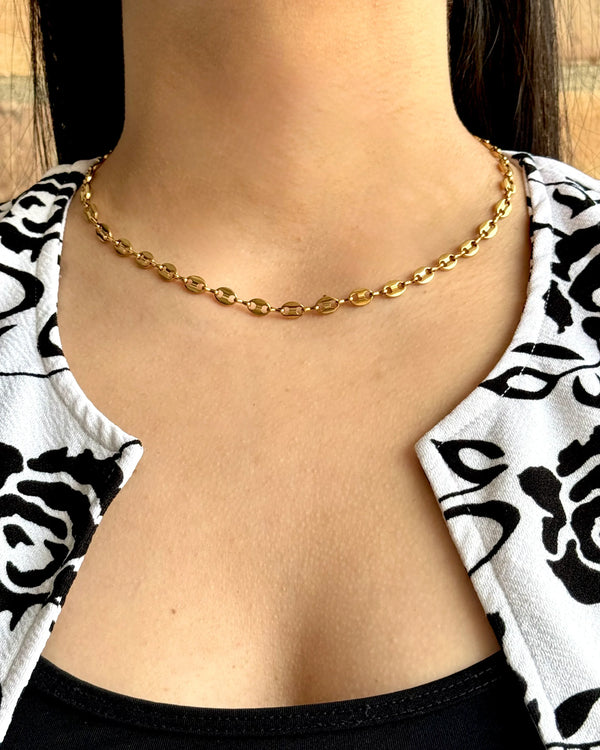 Cadena Semilla Sagrada Mujer 5mm - Oryos Joyeria