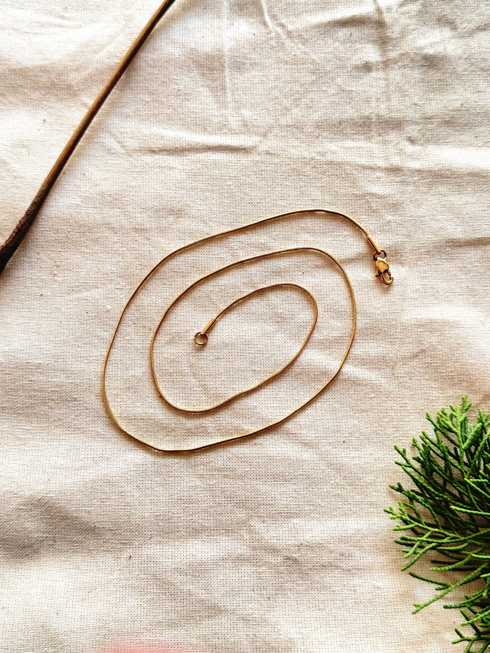 Cadena Hilo Mujer 1mm - Oryos Joyeria