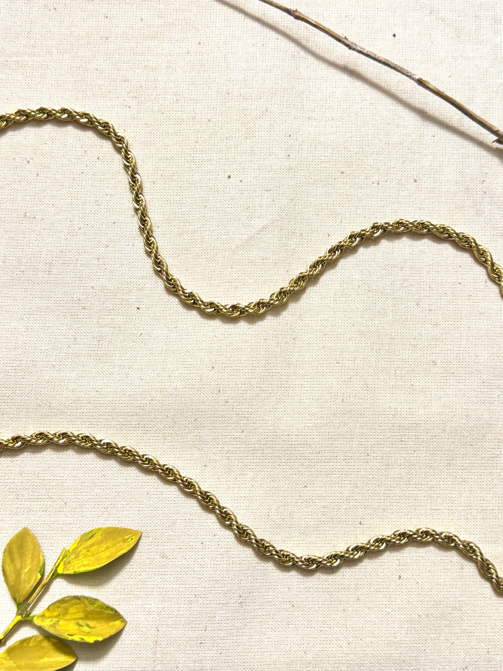 Cadena Hilo Sagrado Hombre 4mm - Oryos Joyeria