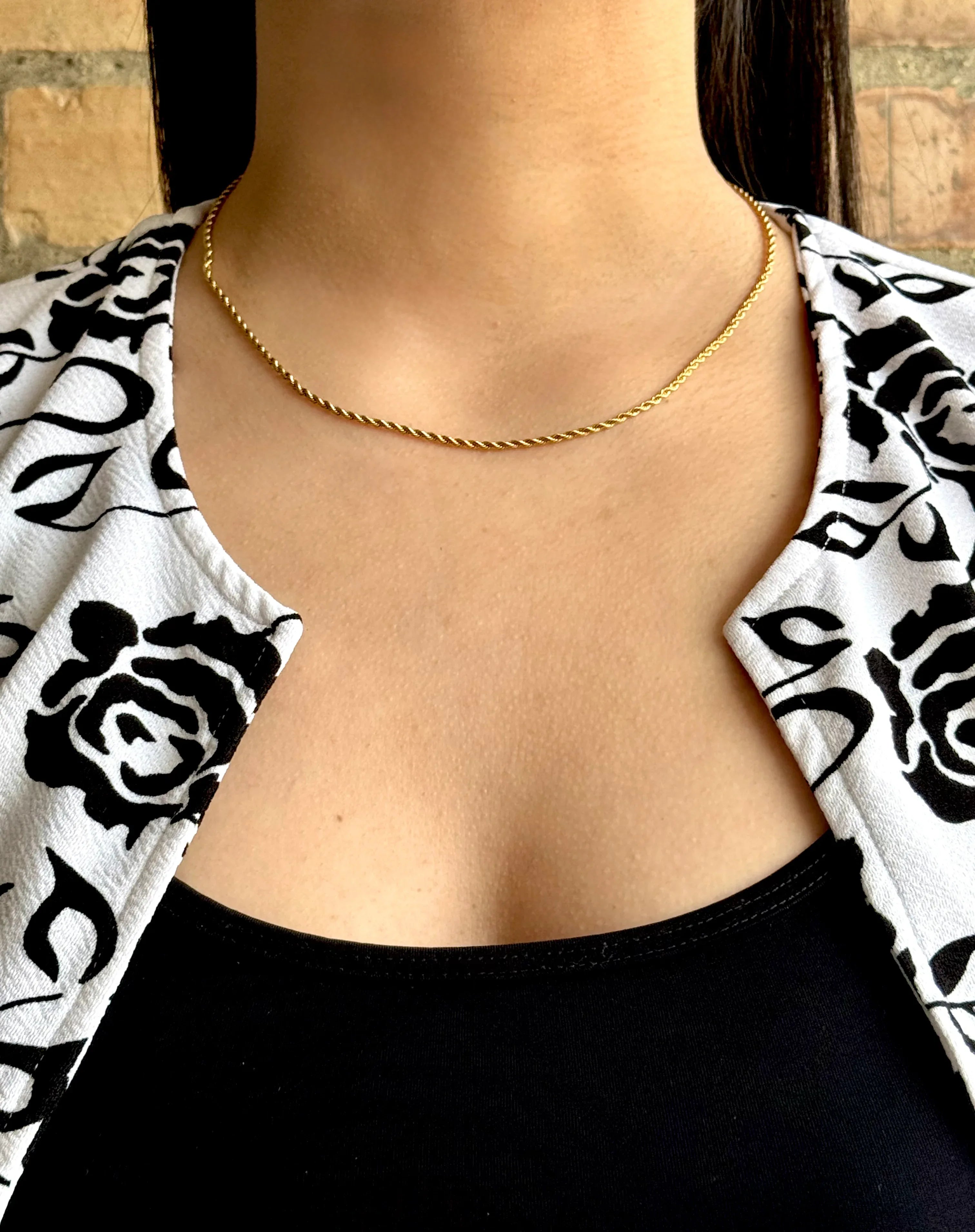 Cadena Hilo Sagrado Mujer 2mm - Oryos Joyeria