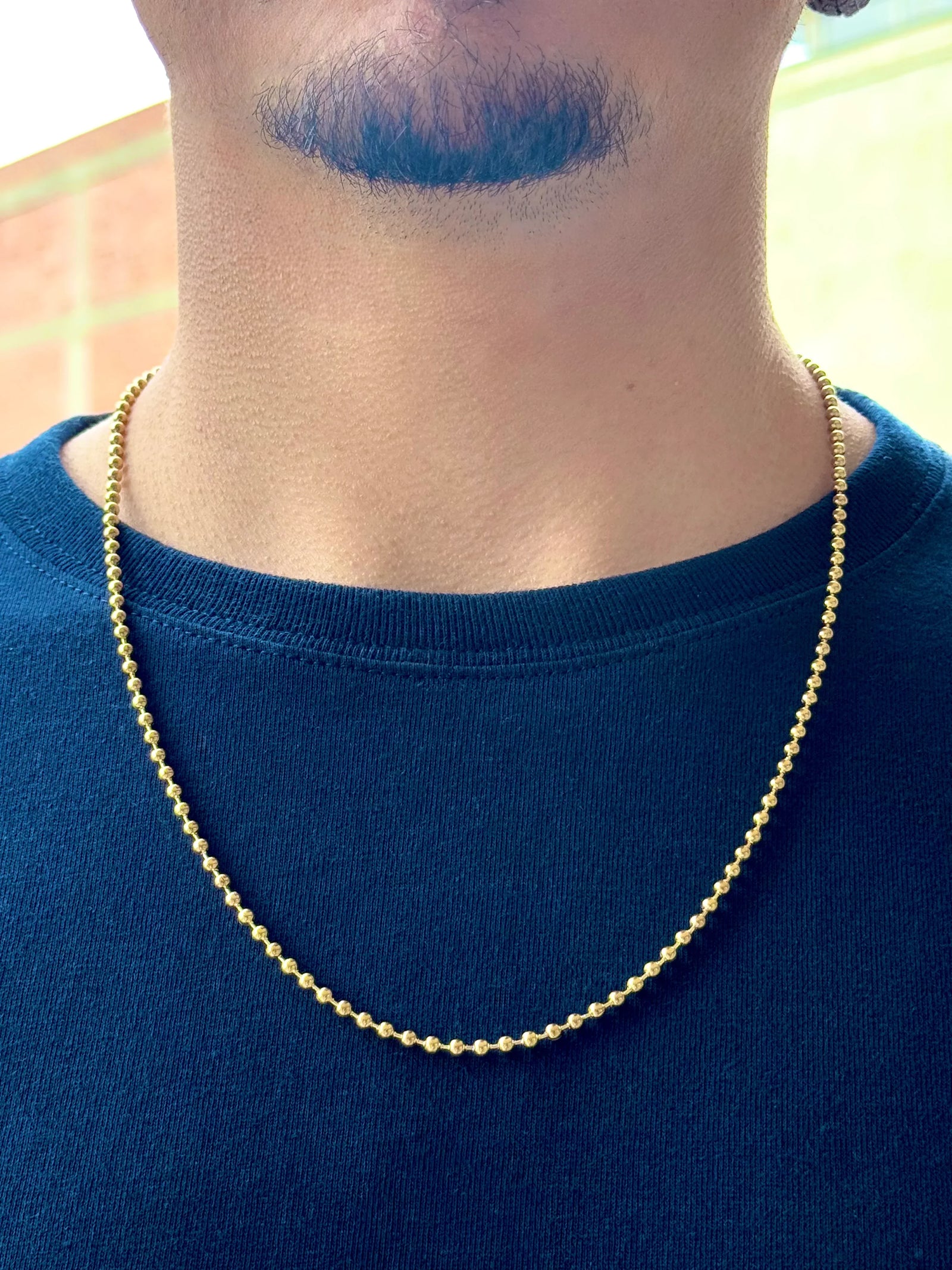 Cadena Orden Táctico Hombre 3mm - Oryos Joyeria