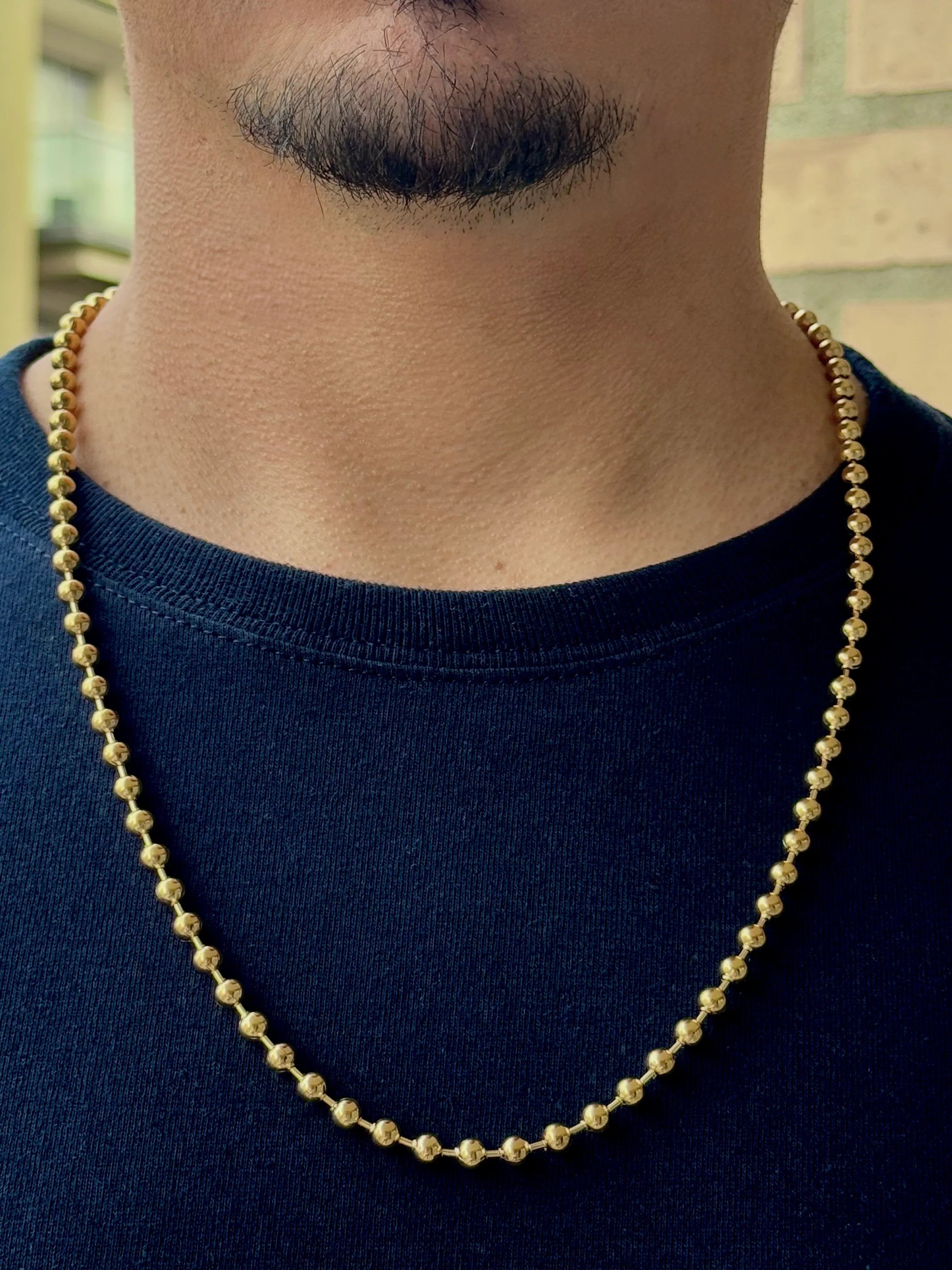 Cadena Orden Táctico Hombre 5mm - Oryos Joyeria