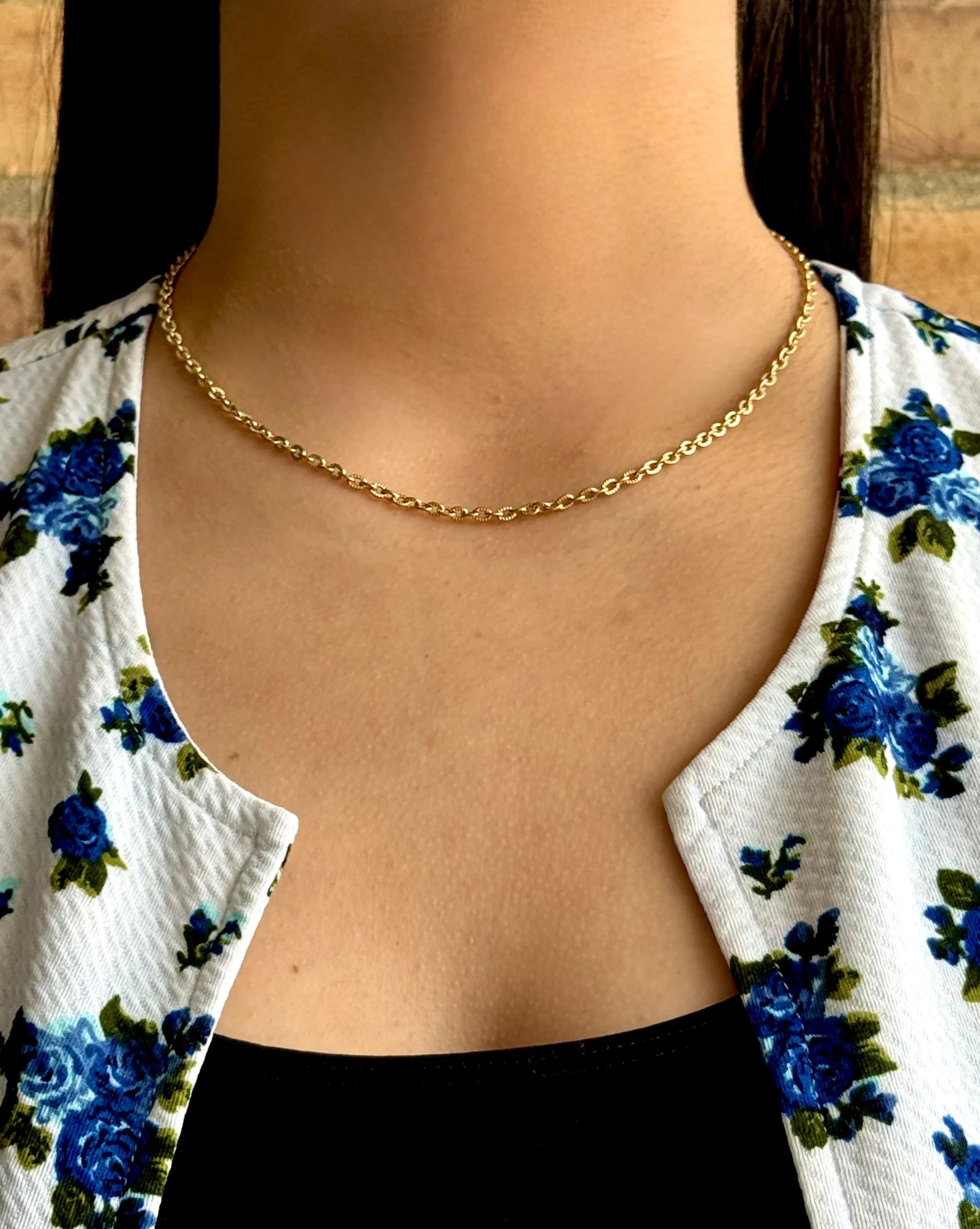 Cadena Sello del Guardián Mujer 3mm - Oryos Joyeria