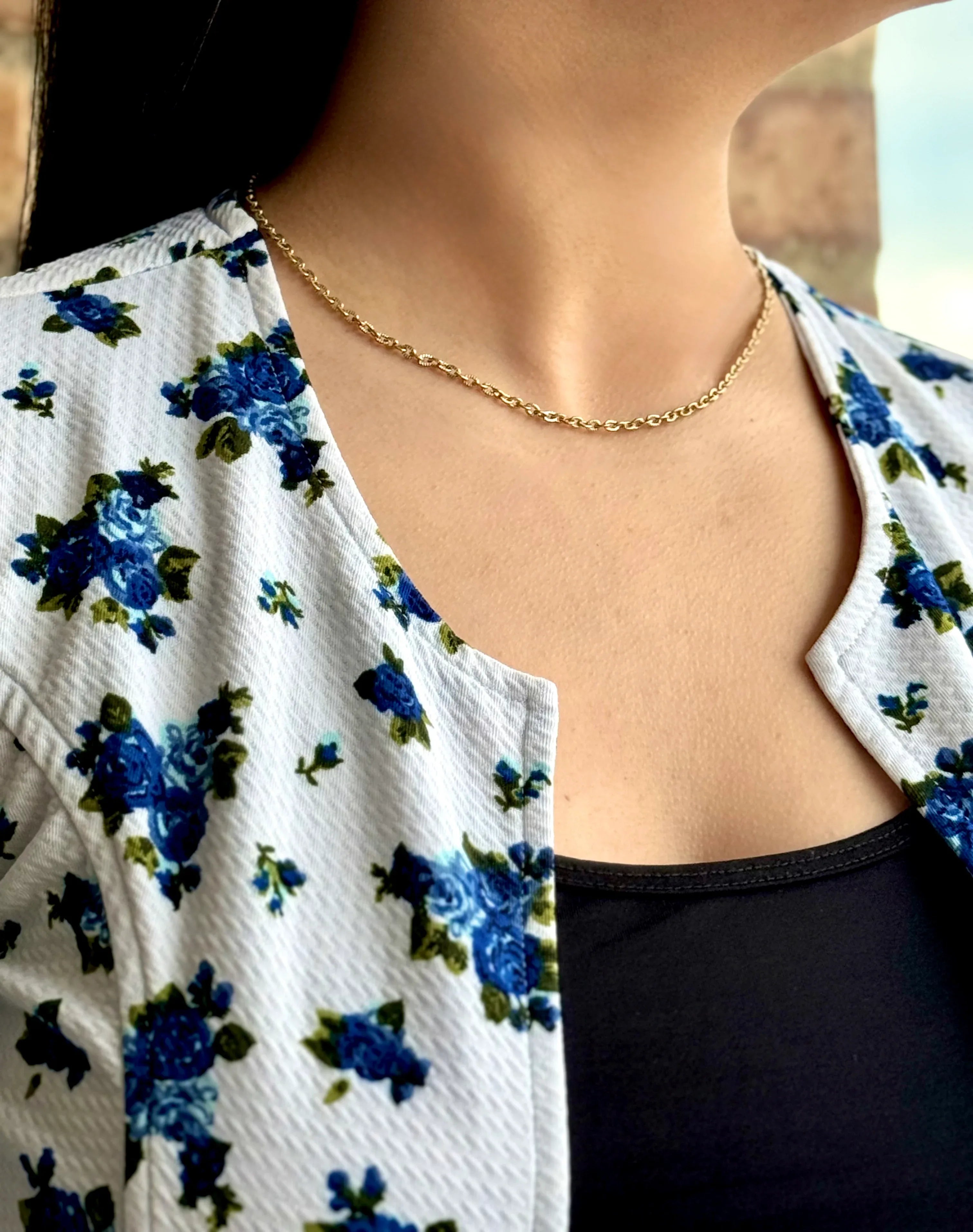 Cadena Sello del Guardián Mujer 3mm - Oryos Joyeria