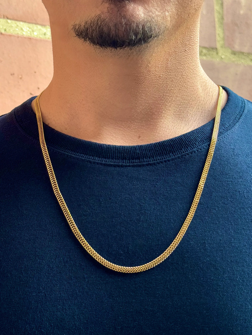 Cadena Eco Imperial Hombre 4mm - Oryos Joyeria