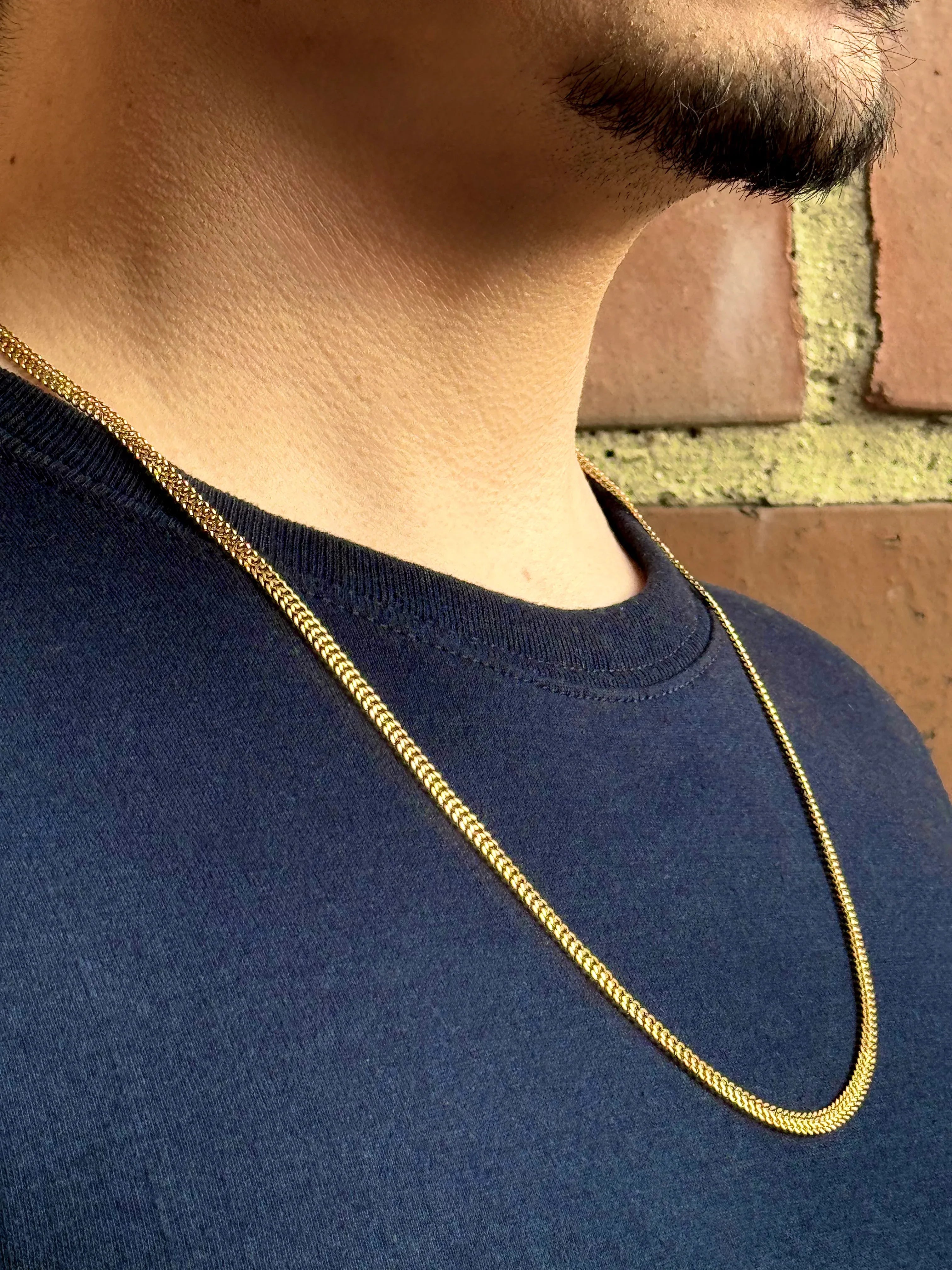 Cadena Eco Imperial Hombre 4mm - Oryos Joyeria