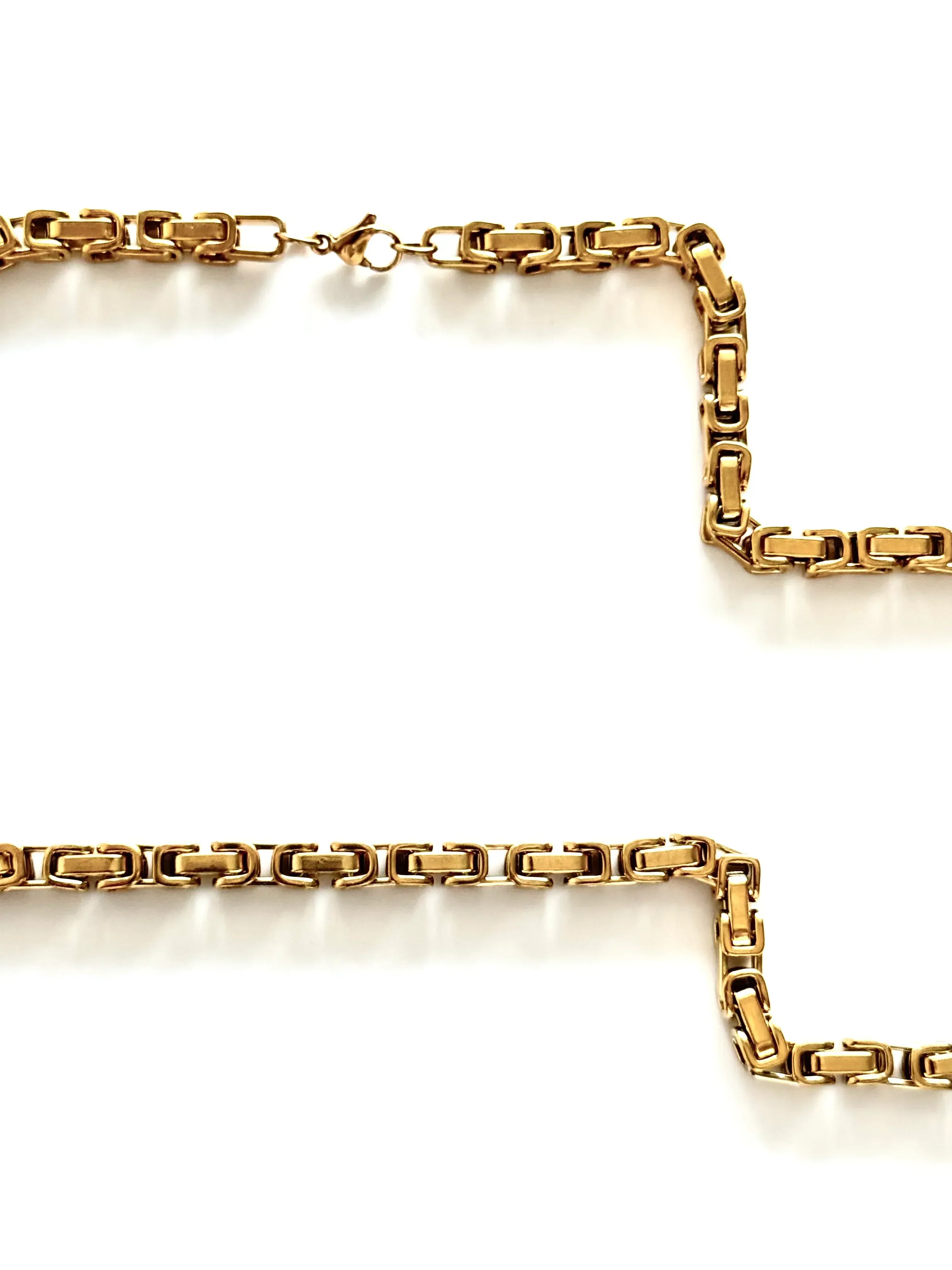 Cadena Forja Ancestral Hombre 6mm - Oryos Joyeria