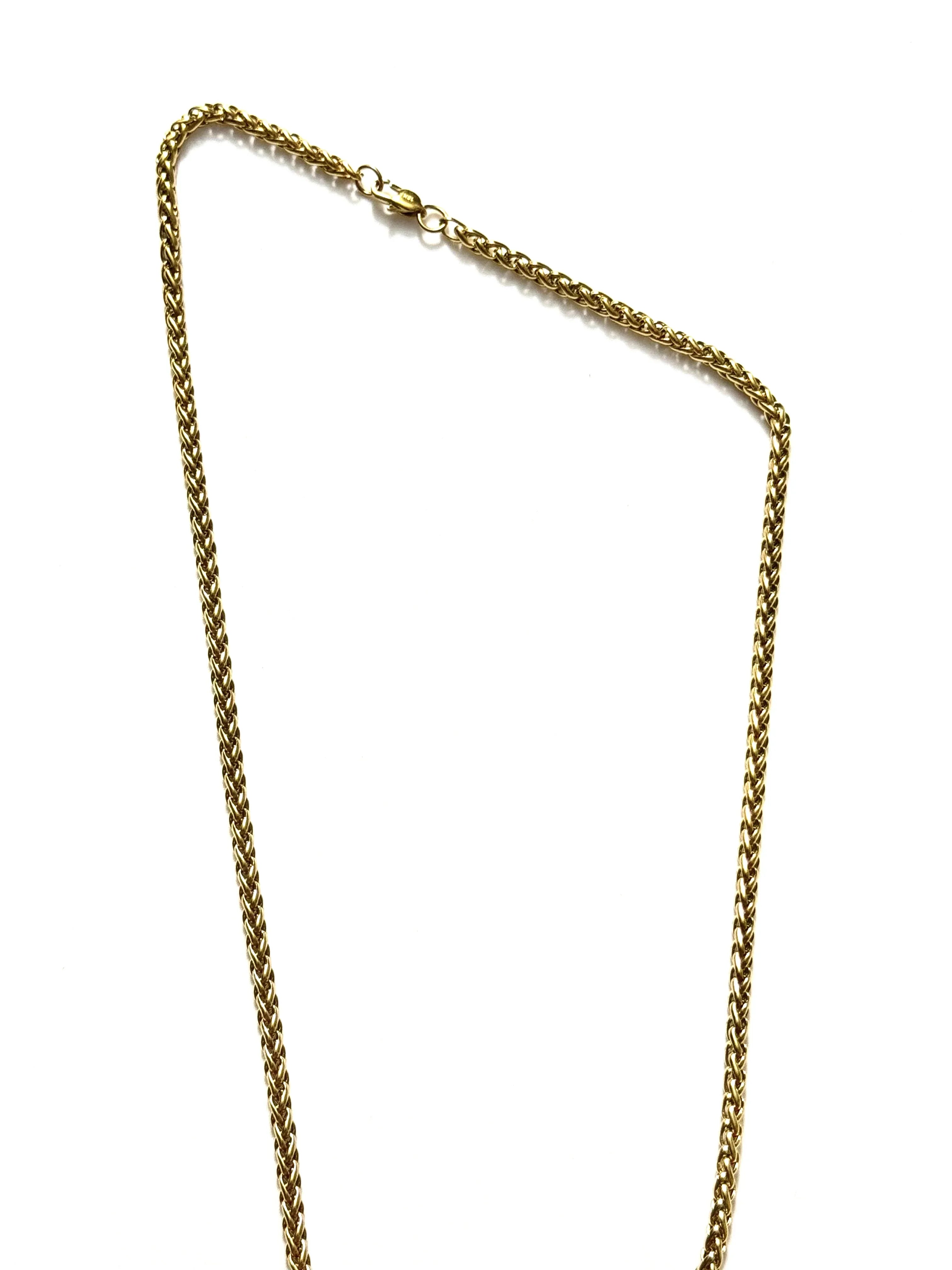 Cadena Espiga Dorada Mujer 3mm - Oryos Joyeria