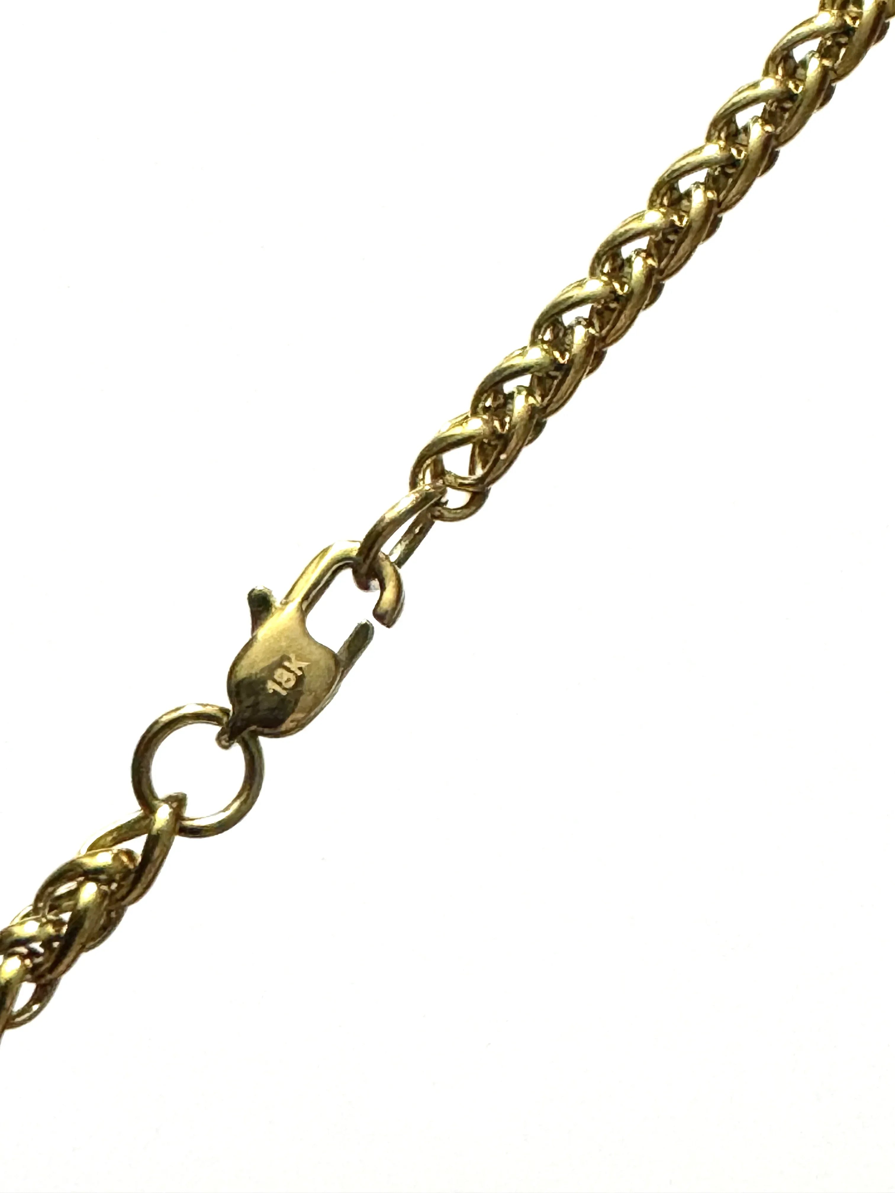 Cadena Espiga Dorada Mujer 3mm - Oryos Joyeria