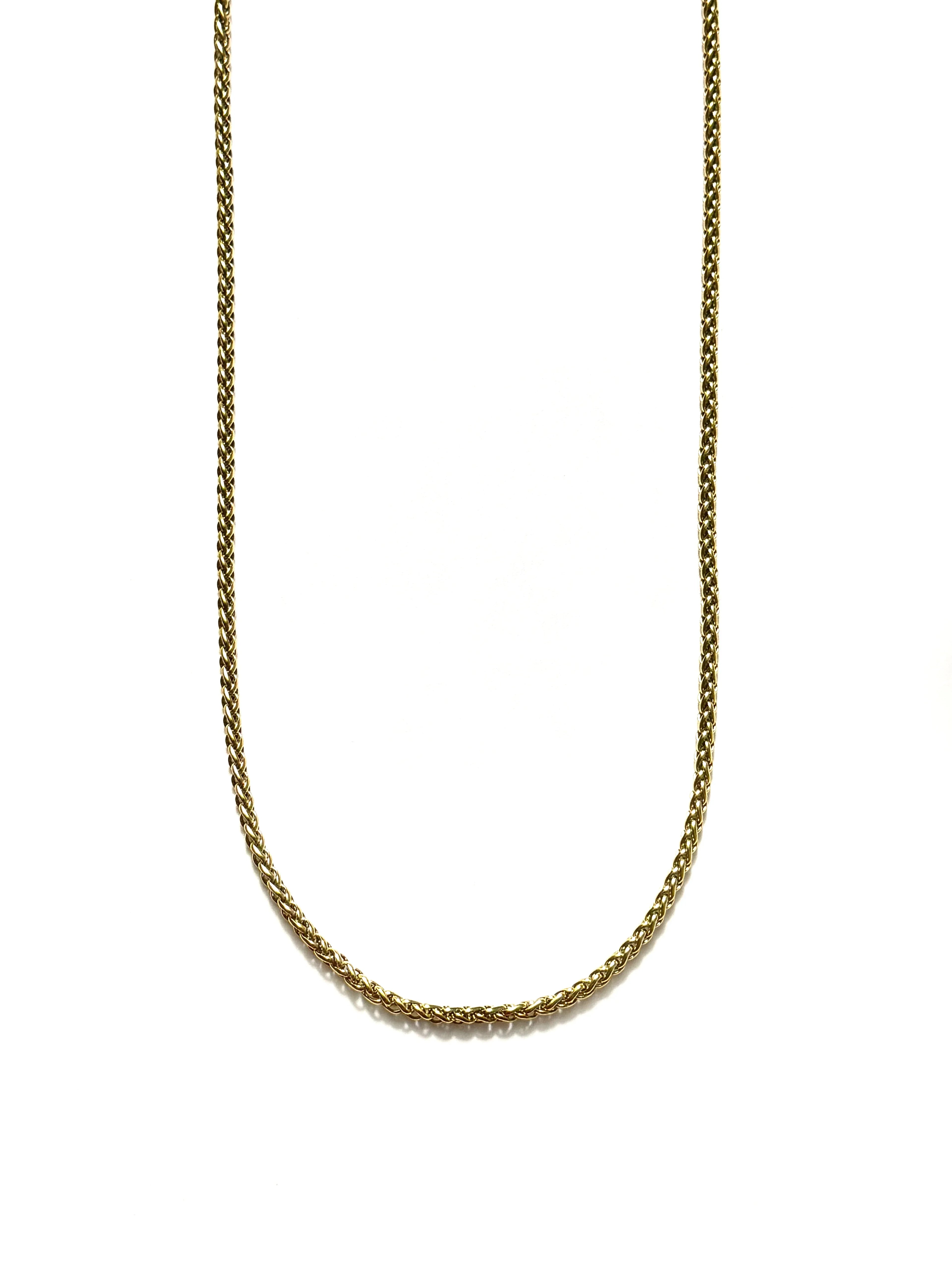 Cadena Espiga Dorada Mujer 3mm - Oryos Joyeria