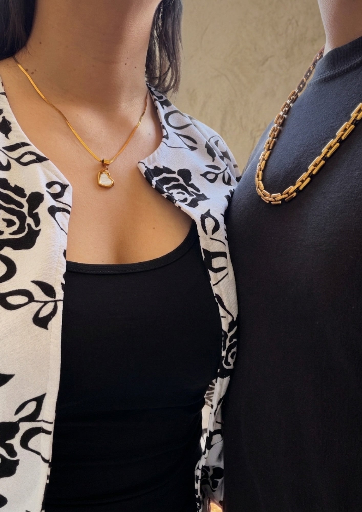 Combo Cadena Corazón y Cadena mujer Corazón