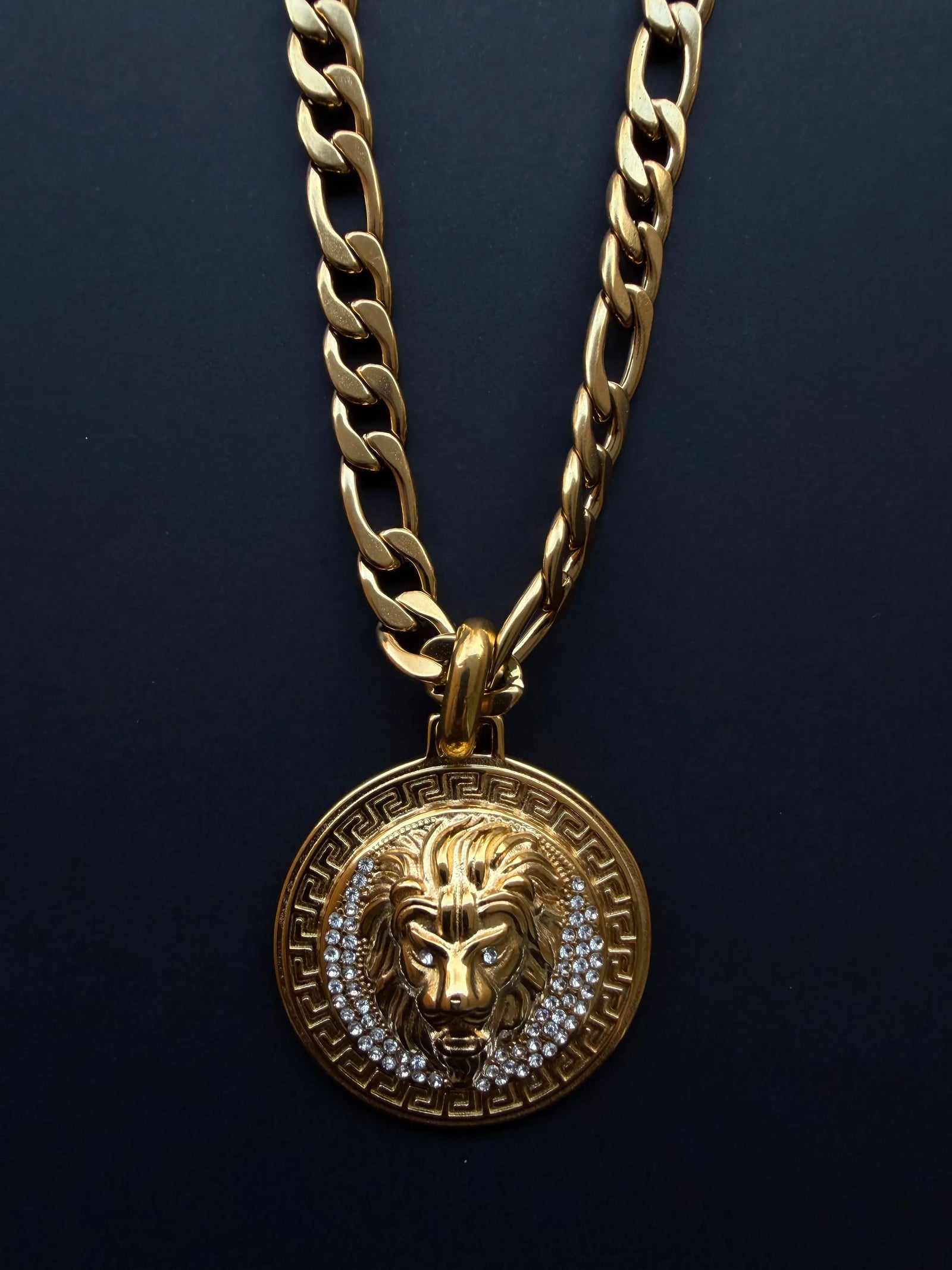 Combo Cadena Legado Clásico 6mm + Dije León - Oryos Joyeria