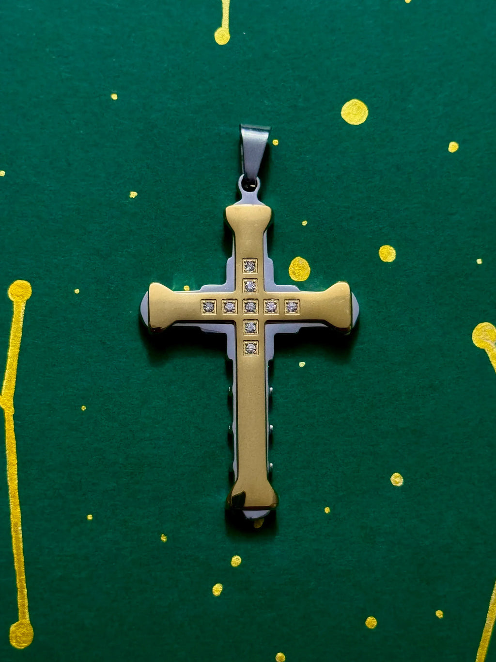 Dije Cruz de Cuadros - Oryos Joyeria