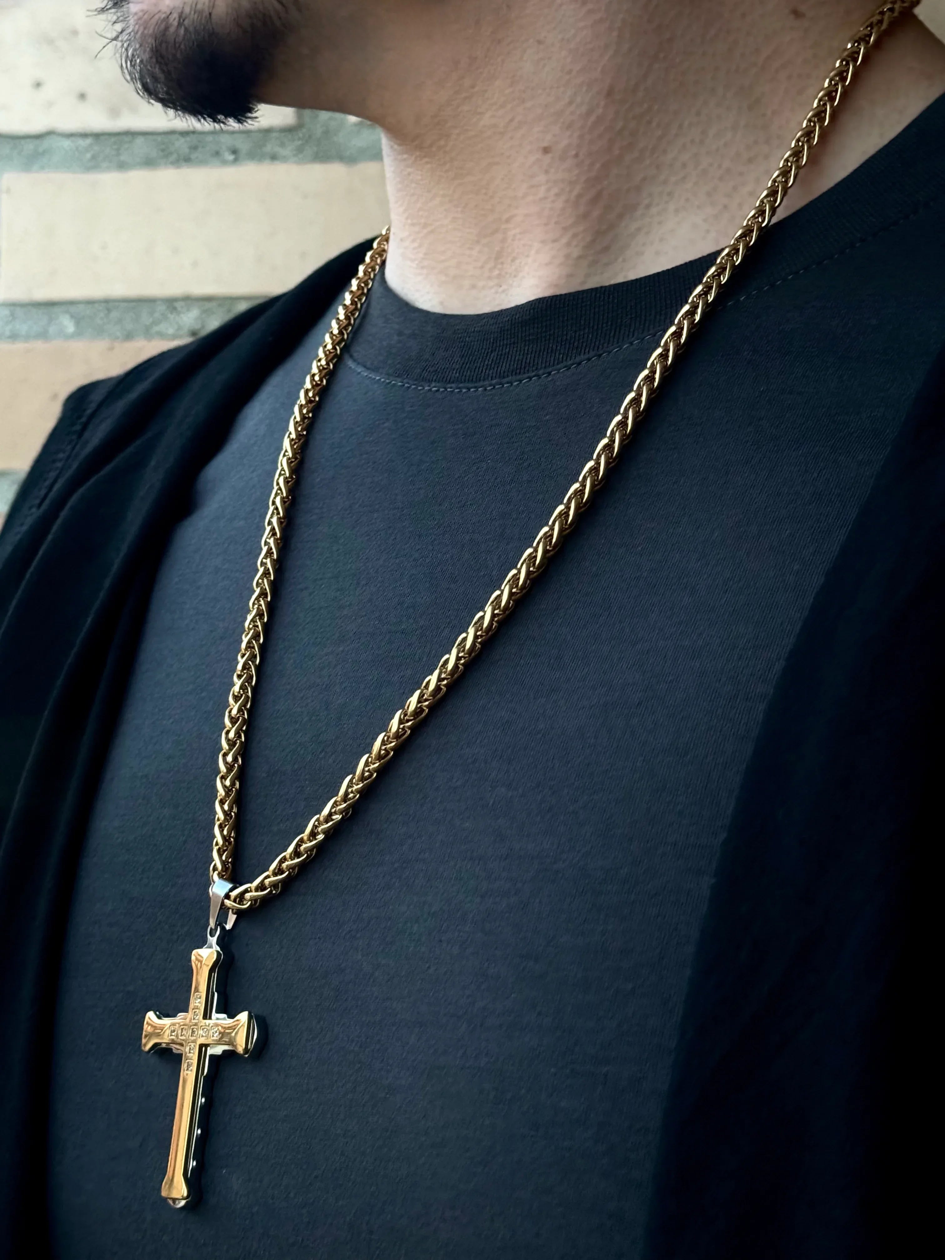 Dije Cruz de Cuadros - Oryos Joyeria