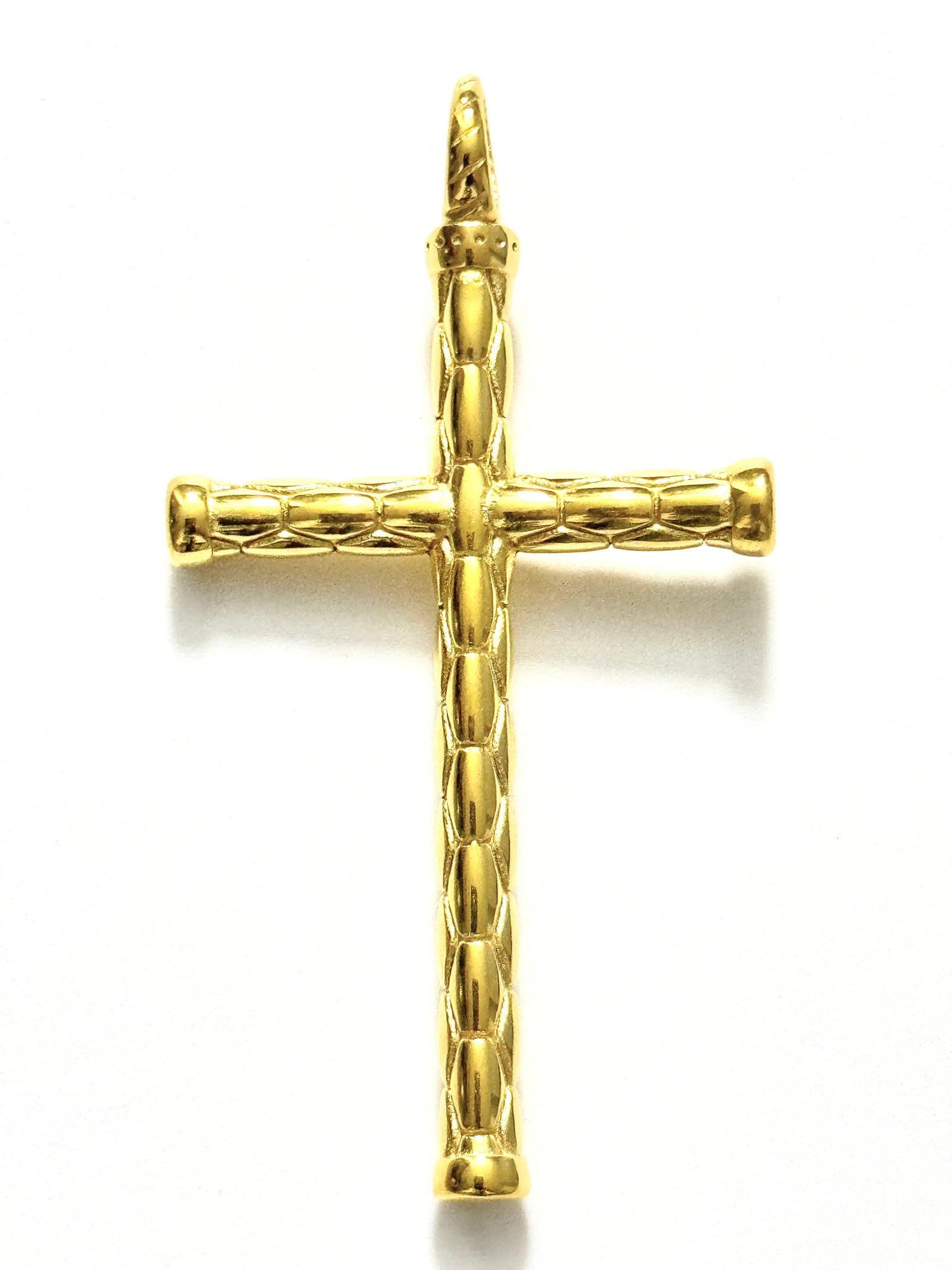 Dije Cruz Grabada - Oryos Joyeria