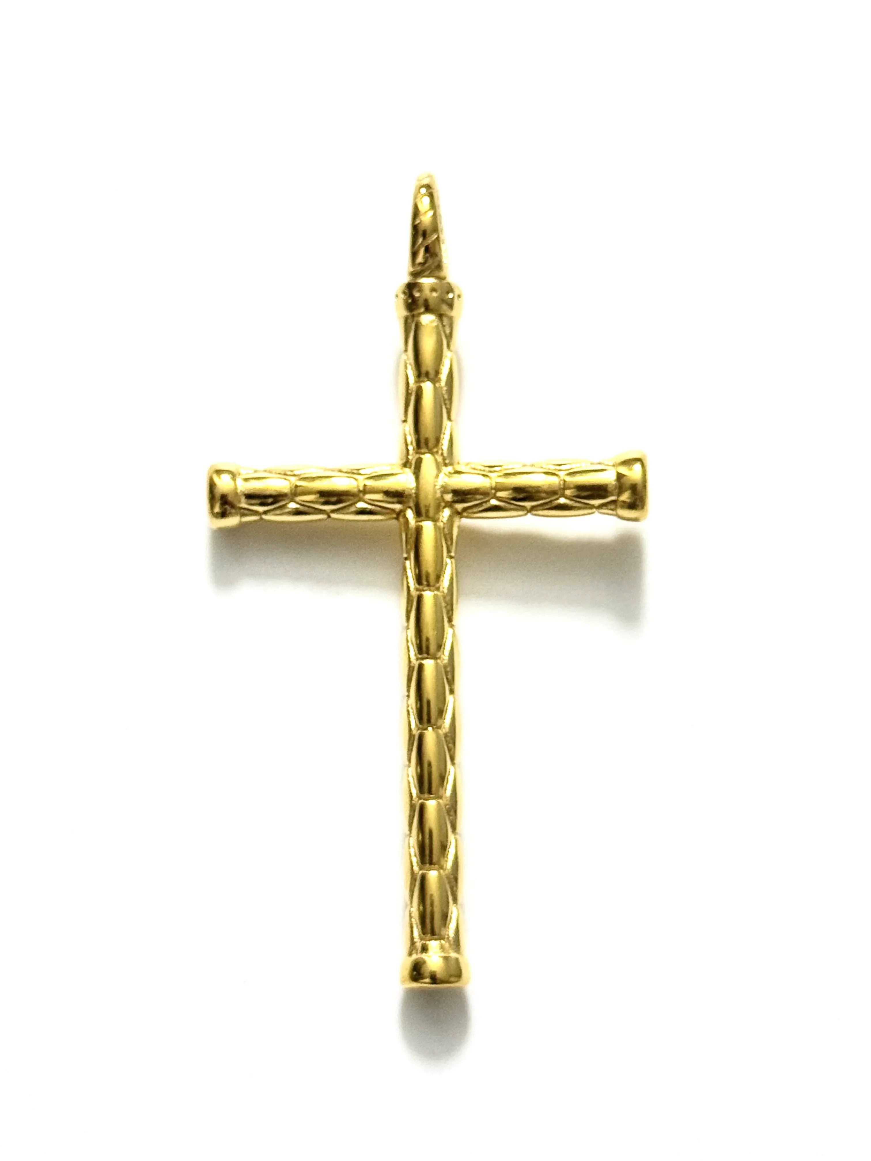 Dije Cruz Grabada - Oryos Joyeria