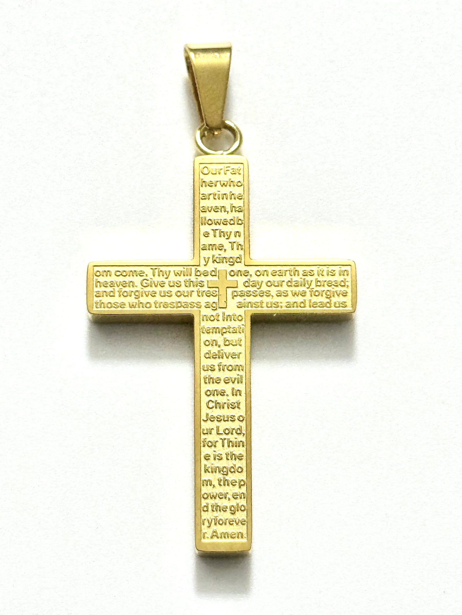 Dije Cruz Letras - Oryos Joyeria