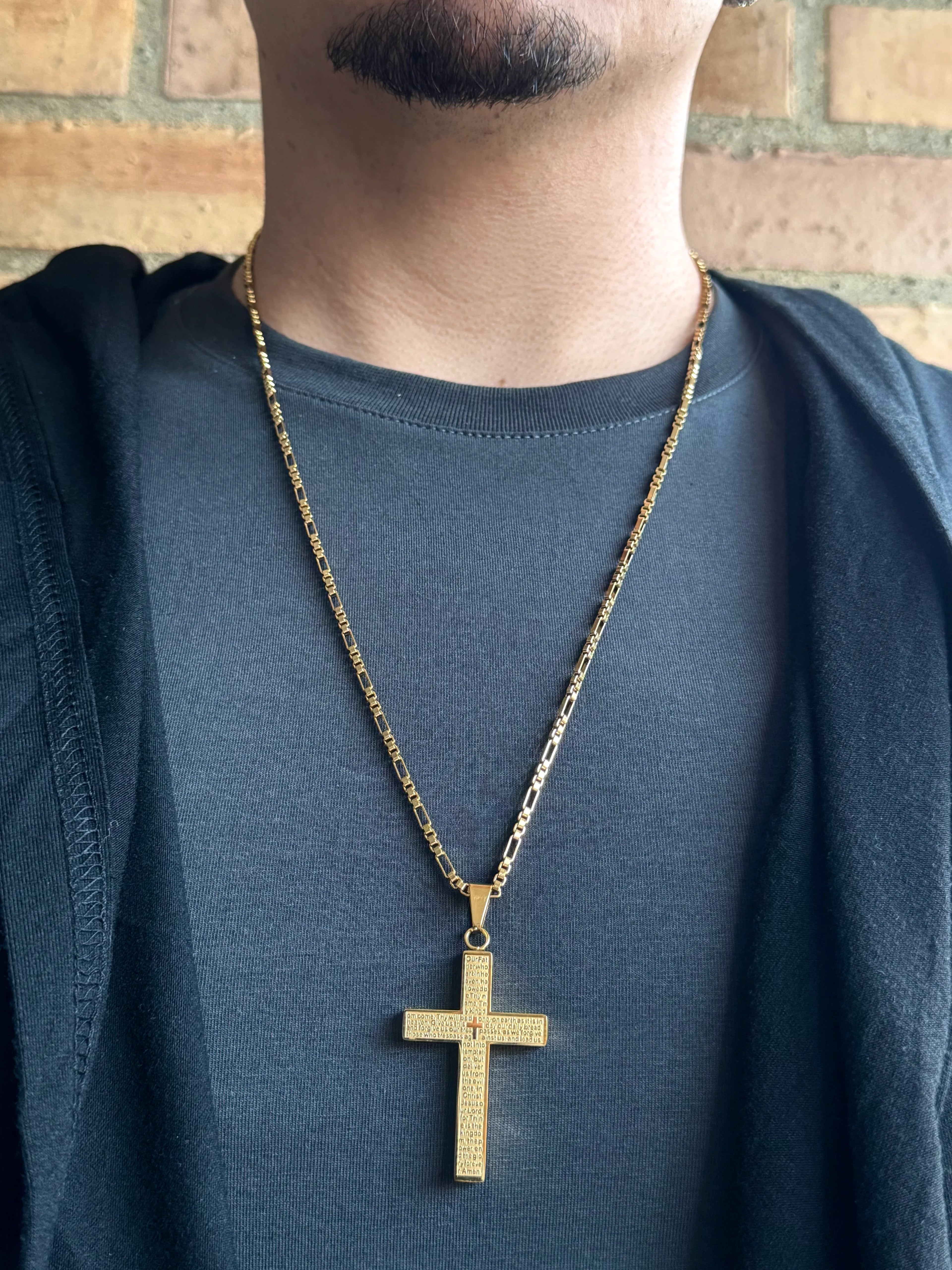 Dije Cruz Letras - Oryos Joyeria