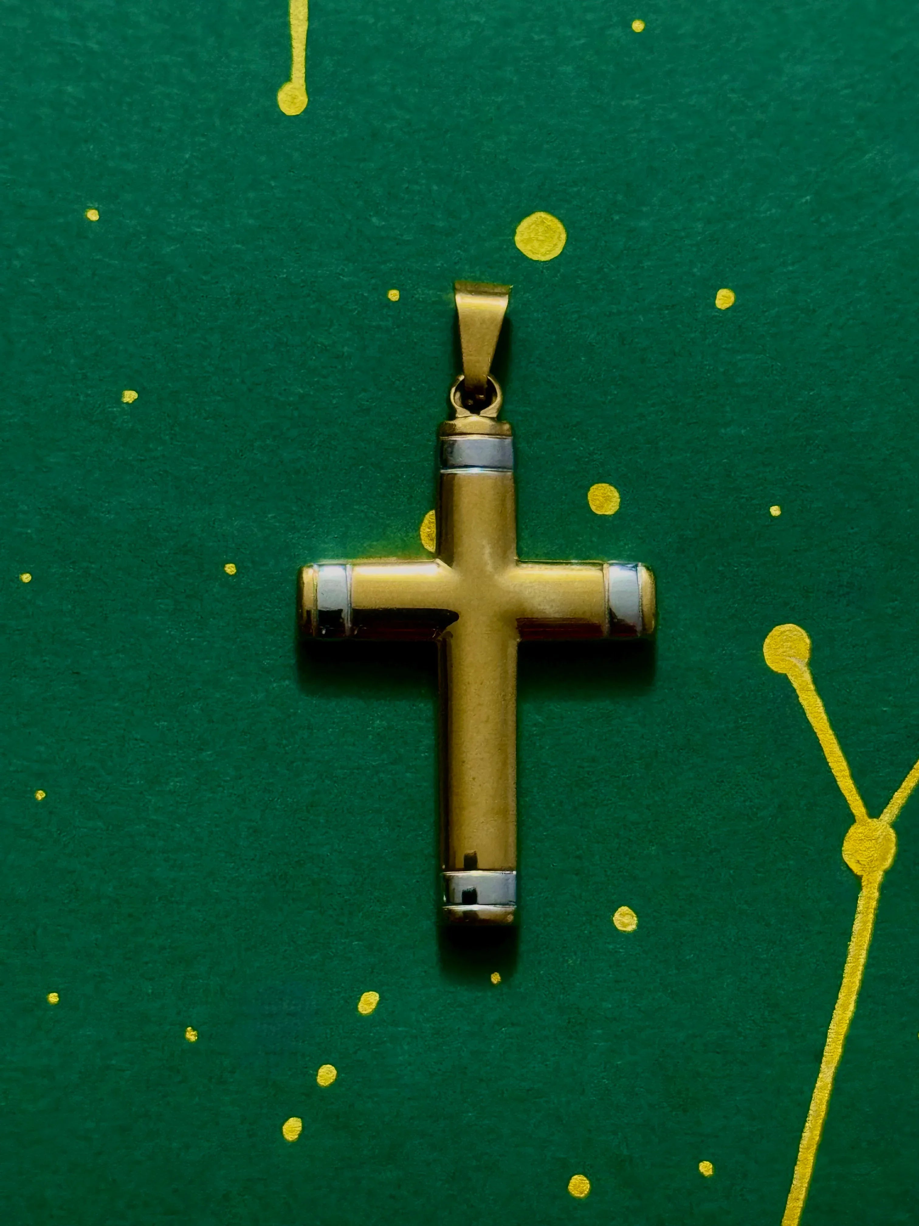 Dije Cruz Plata - Oryos Joyeria