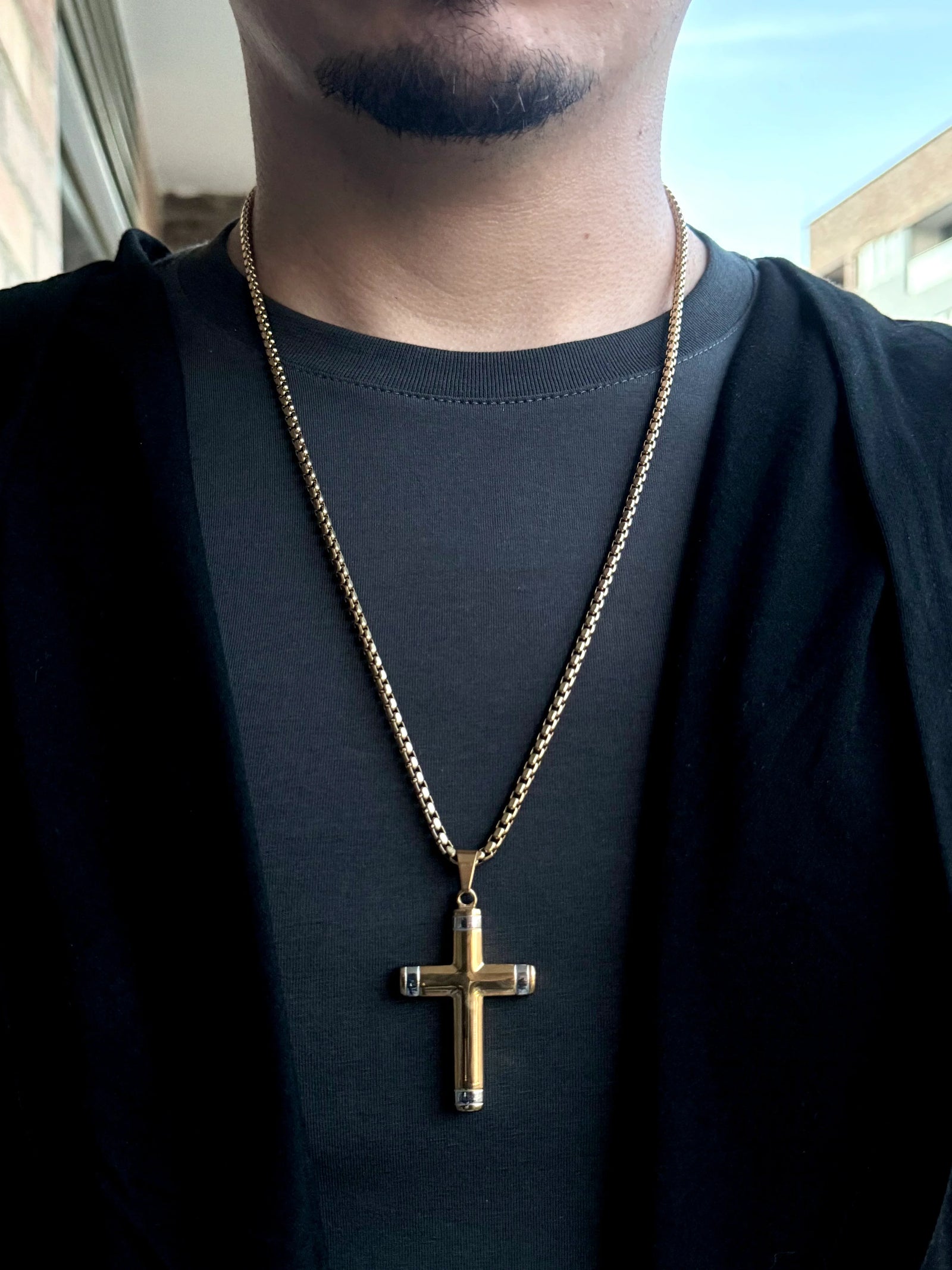 Dije Cruz Plata - Oryos Joyeria