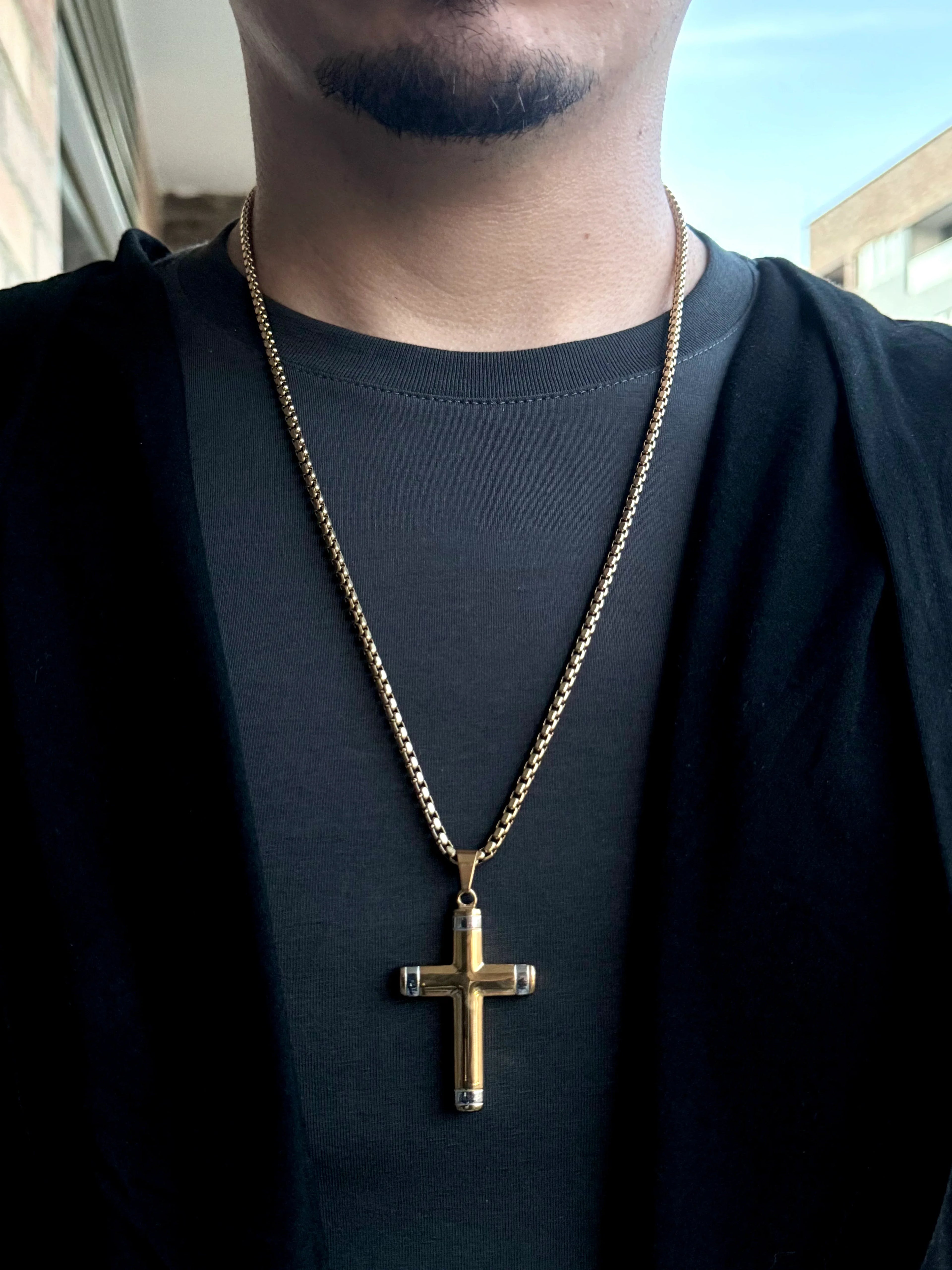 Dije Cruz Plata - Oryos Joyeria