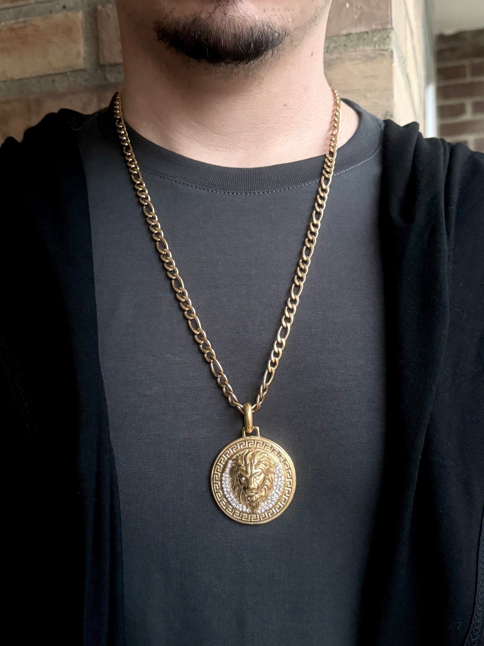 Dije Leon - Foto Frontal con modelo