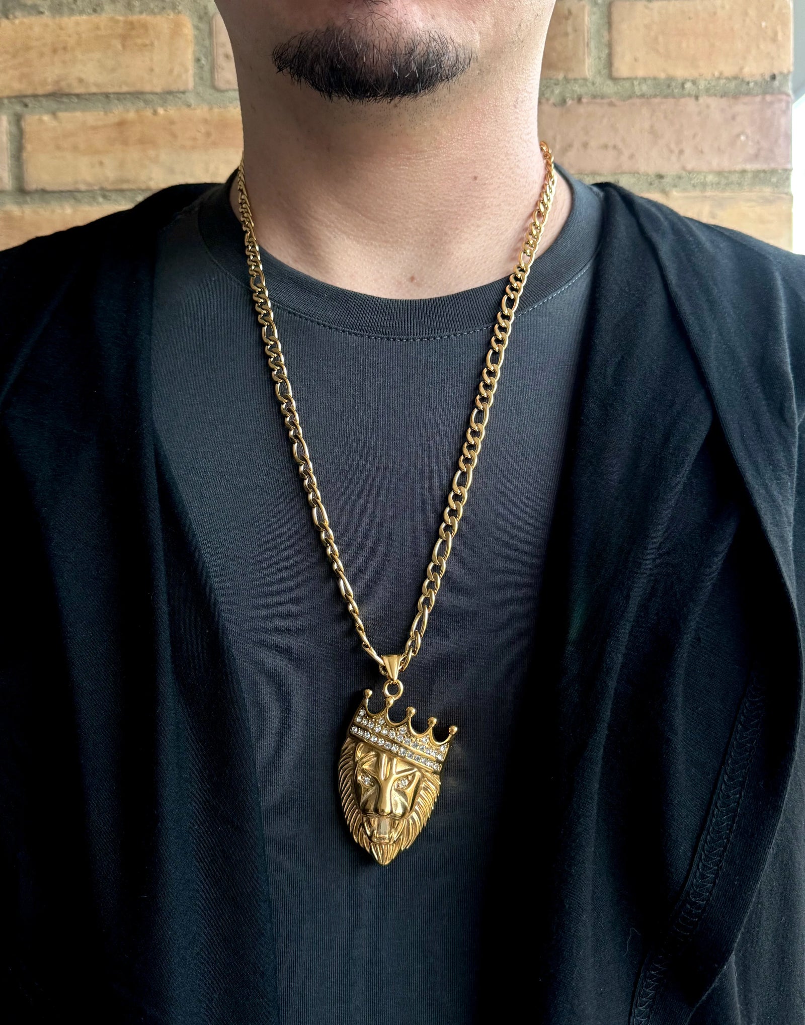 Dije Leon Rey - Oryos Joyeria