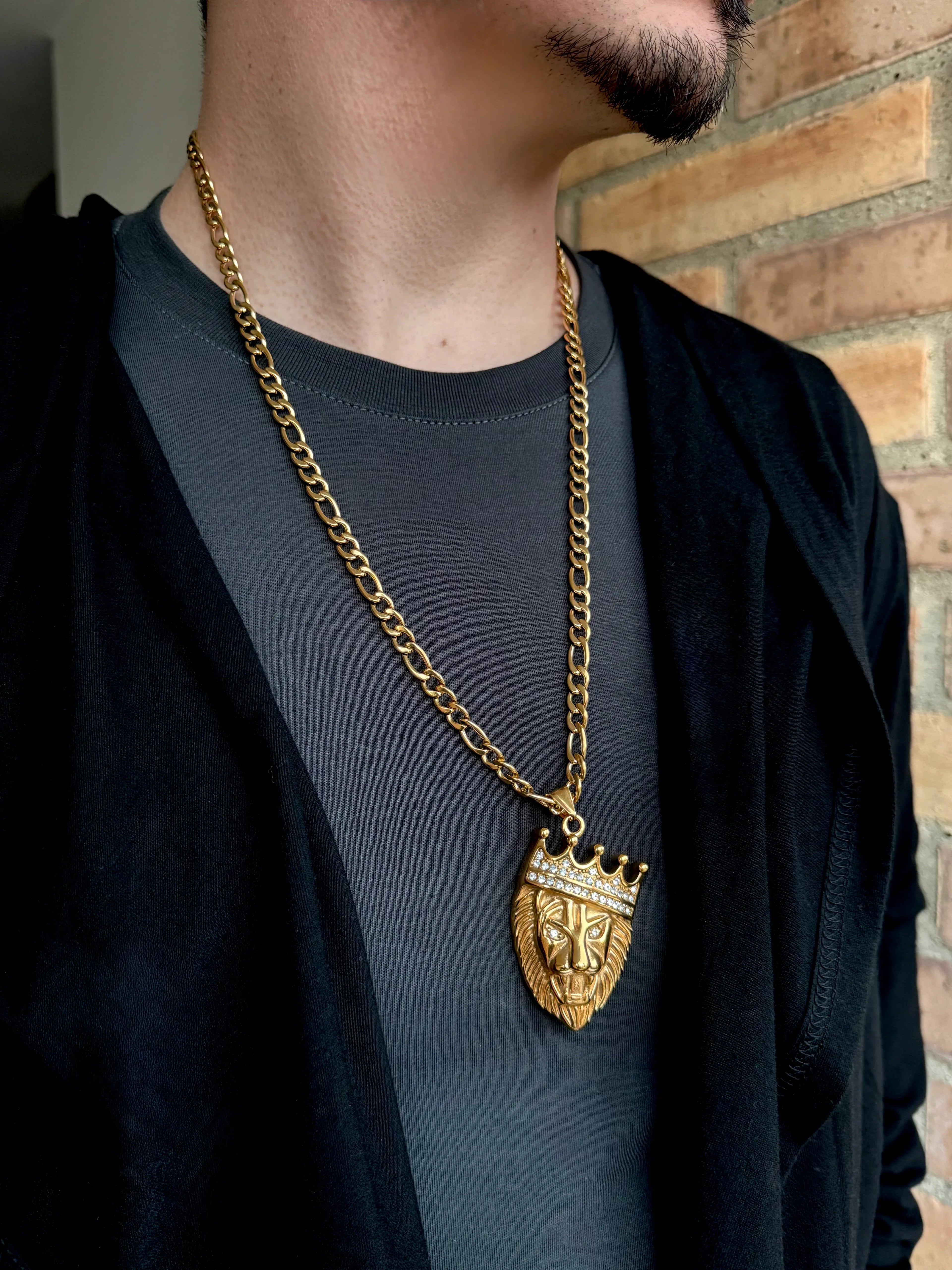 Dije Leon Rey - Oryos Joyeria