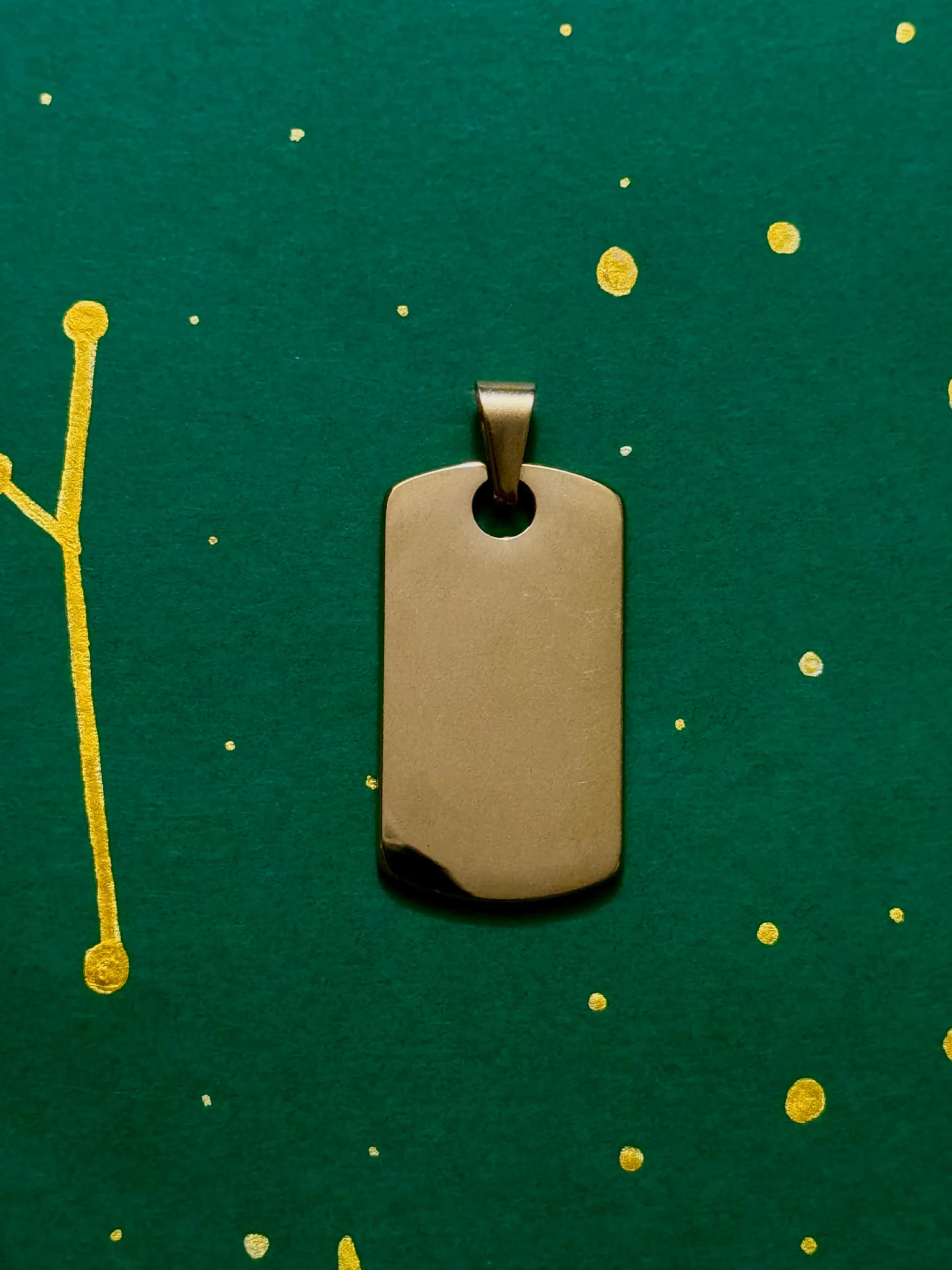 Dije Placa - Oryos Joyeria